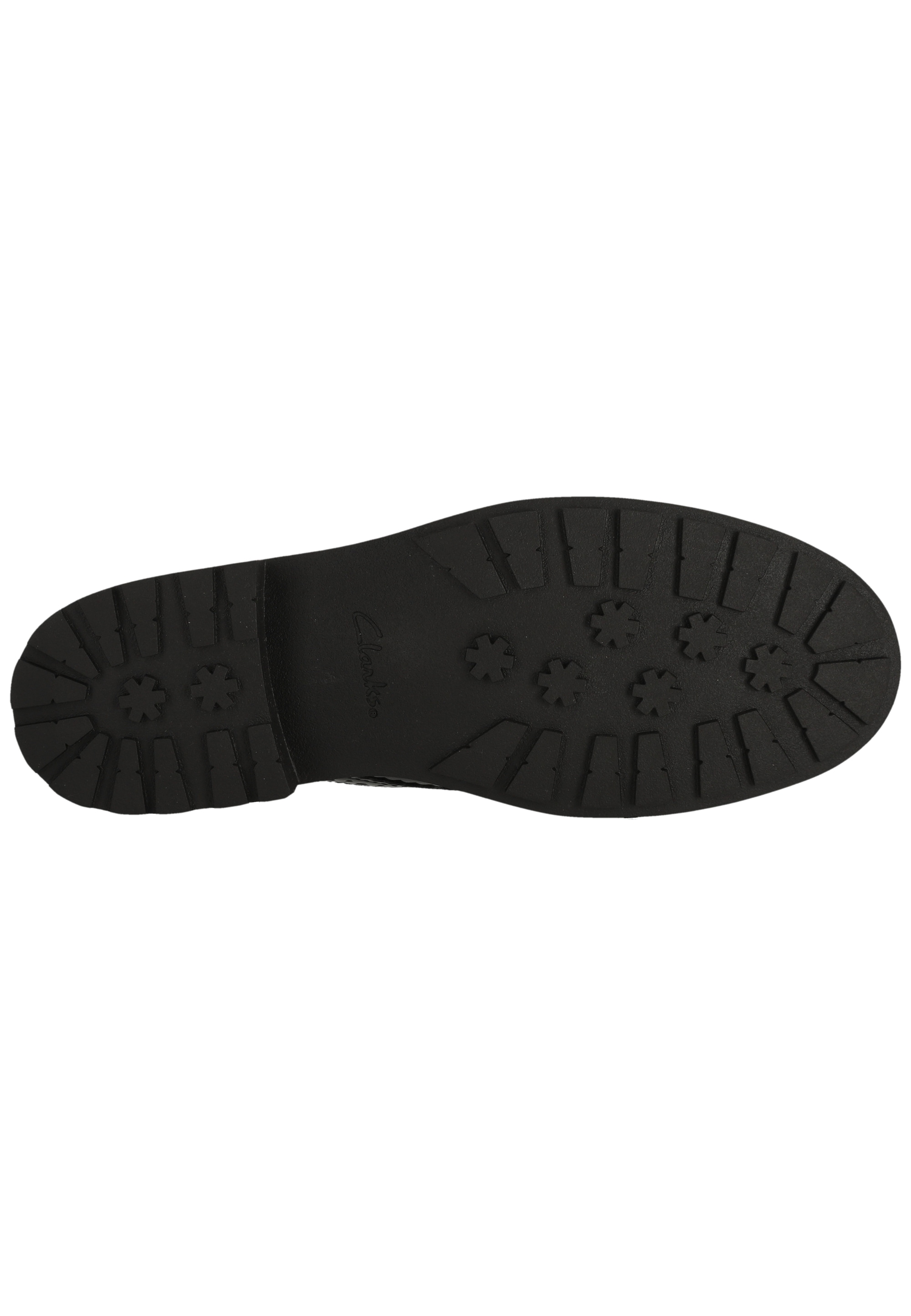 Clarks Schnürschuh »Orinoco2 Limit Black Pat«  mit profilierter Sohle für guten Halt