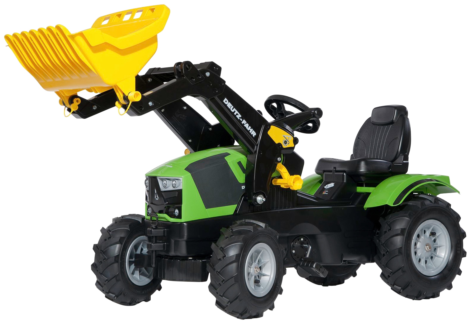 rolly toys® Tretfahrzeug »Deutz-Fahr 5120«, Kindertraktor mit Lader und Luftbereifung