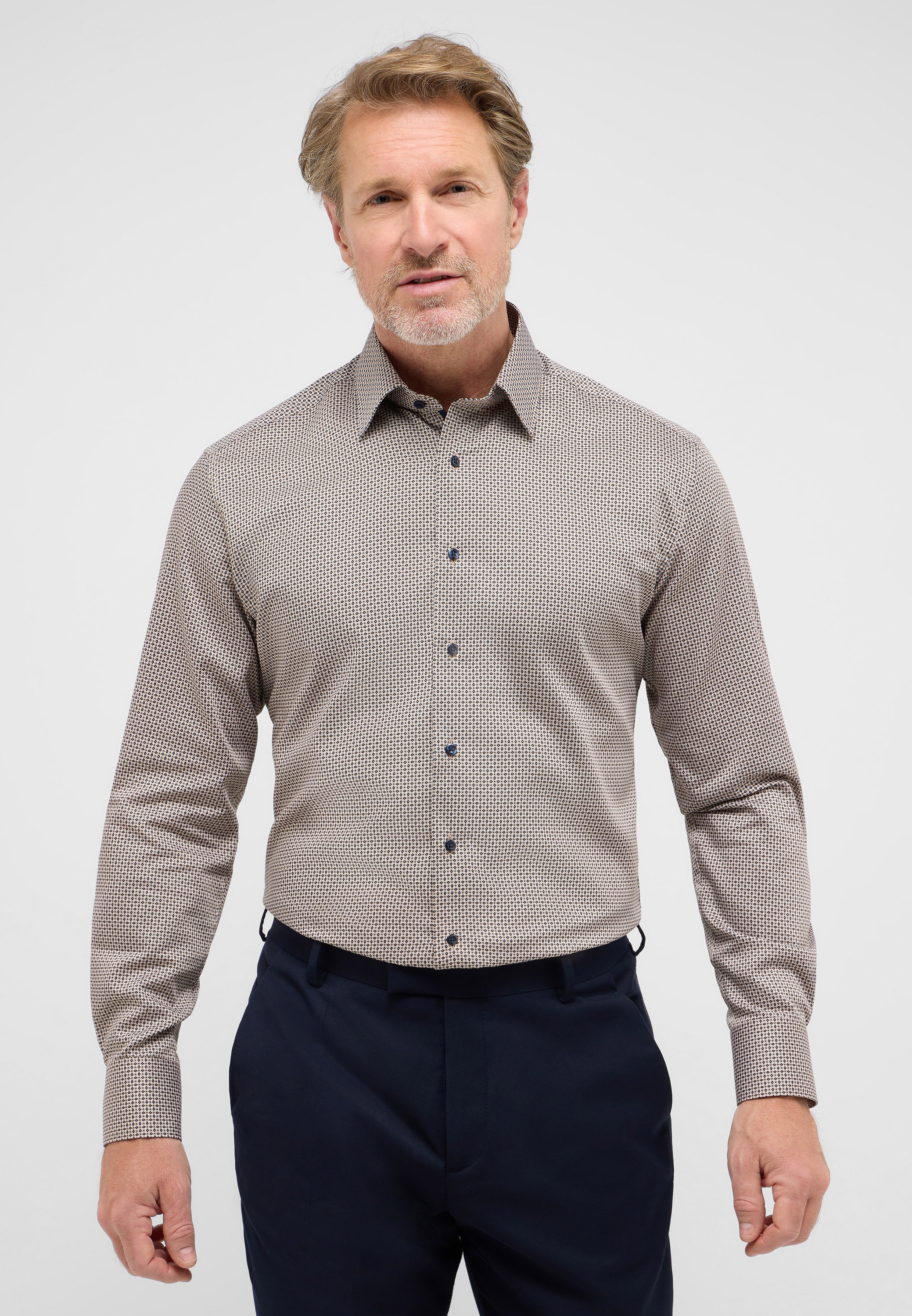 Eterna Langarmhemd "MODERN FIT", NON IRON (bügelfrei) günstig online kaufen