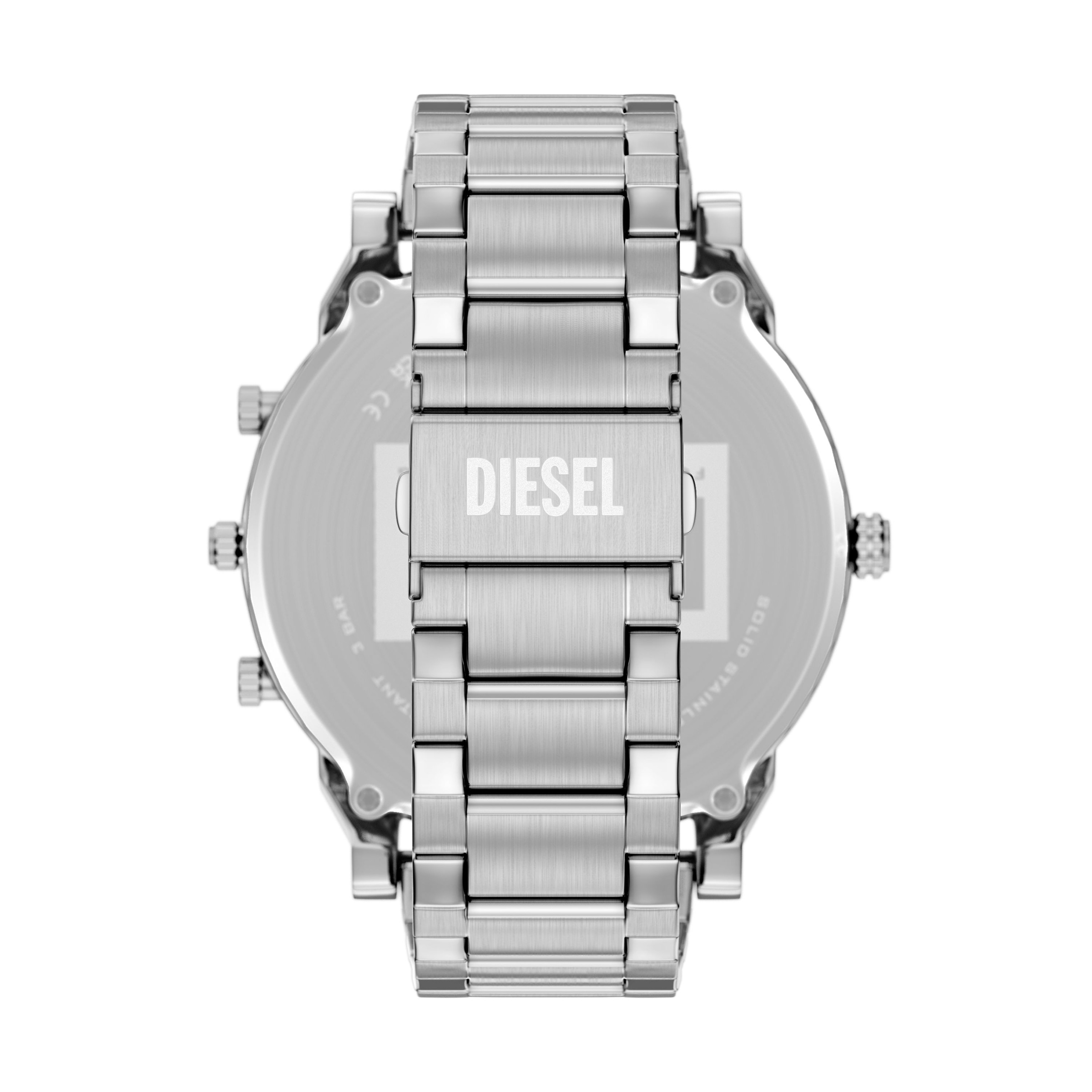 Diesel Quarzuhr »Mr. Daddy Slim« Armbanduhr, Herrenuhr, Edelstahlarmband, analog, Tag
