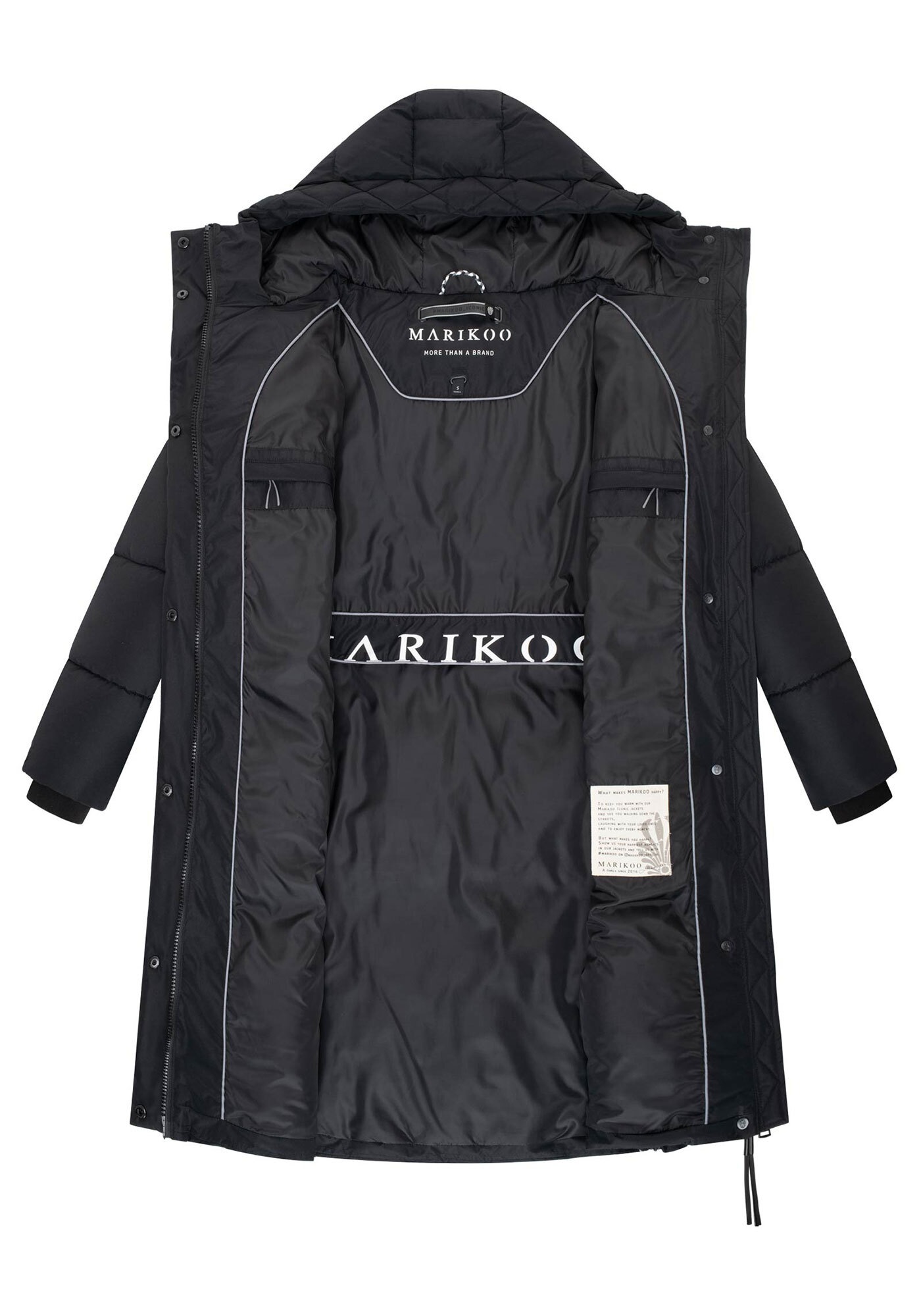Marikoo Winterjacke »Michikoo«, mit hoch schließendem Kragen