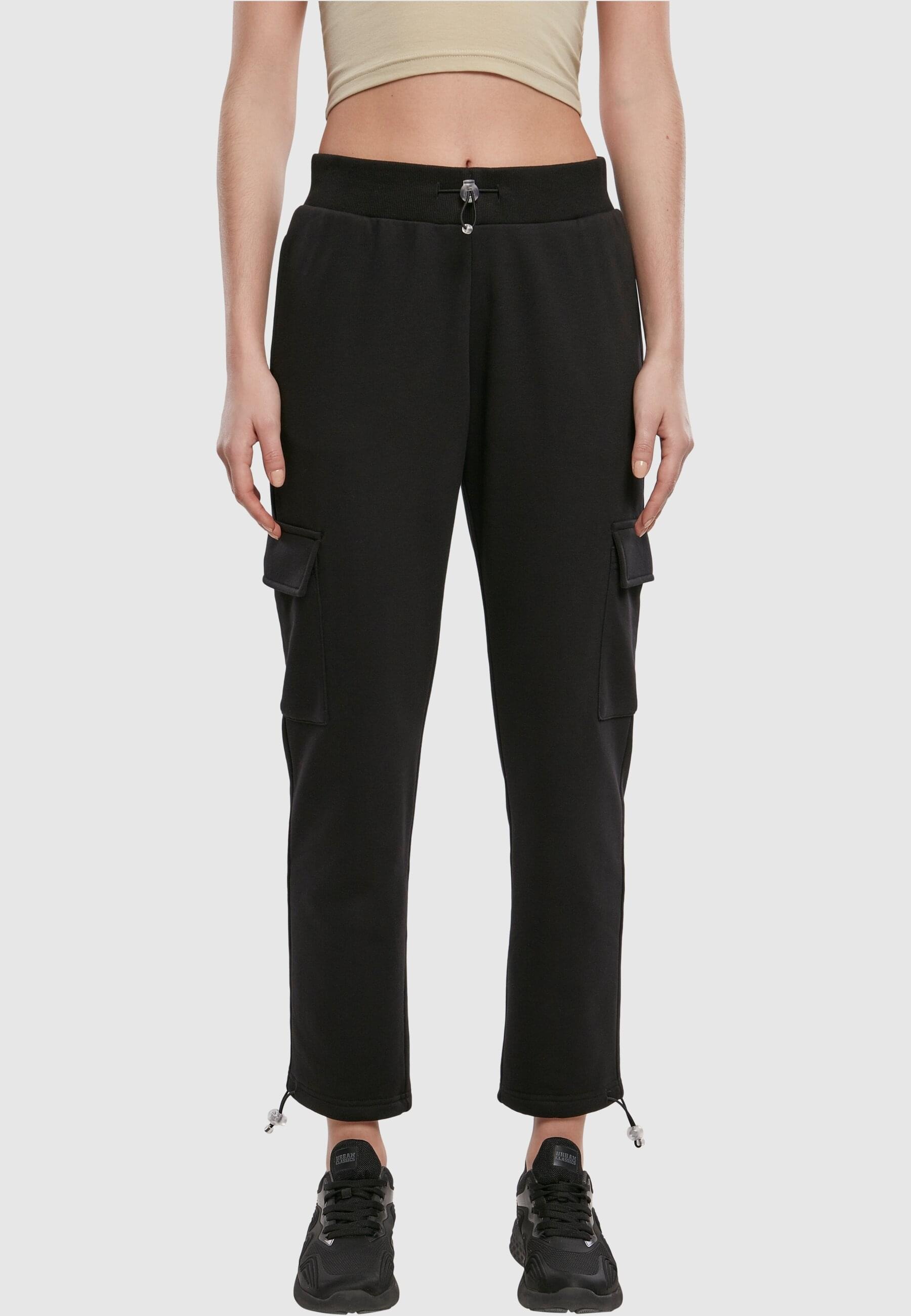 URBAN CLASSICS Cargohose »Urban Classics Damen Ladies Cargo Terry Pants«, (1 tlg.)