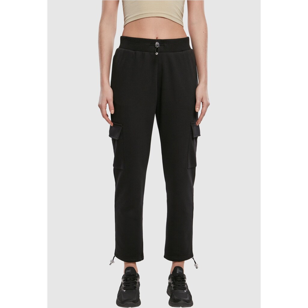 URBAN CLASSICS Cargohose »Damen Ladies Cargo Terry Pants«, (1 tlg.)