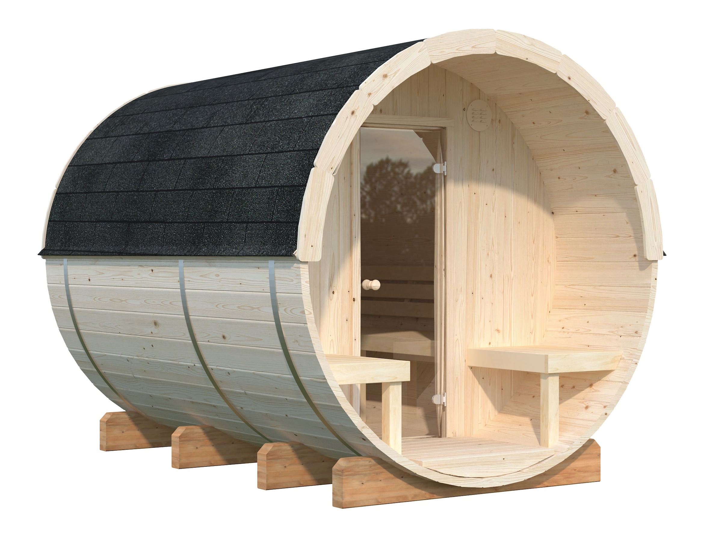 Palmako Sauna »Anita 1,6+0,7 m²«