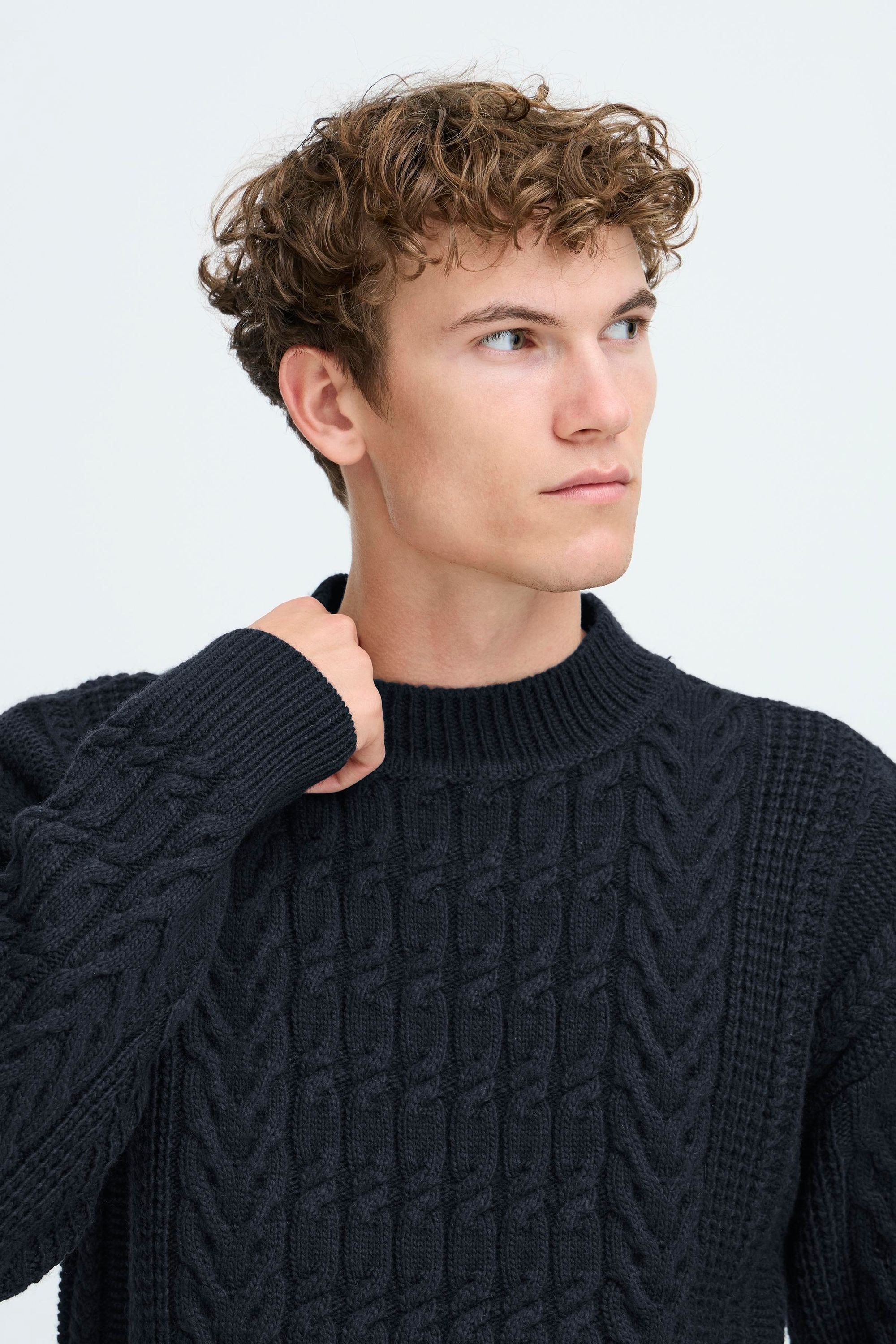 Casual Friday Strickfleece-Pullover »Strickpullover CFMILLOW«