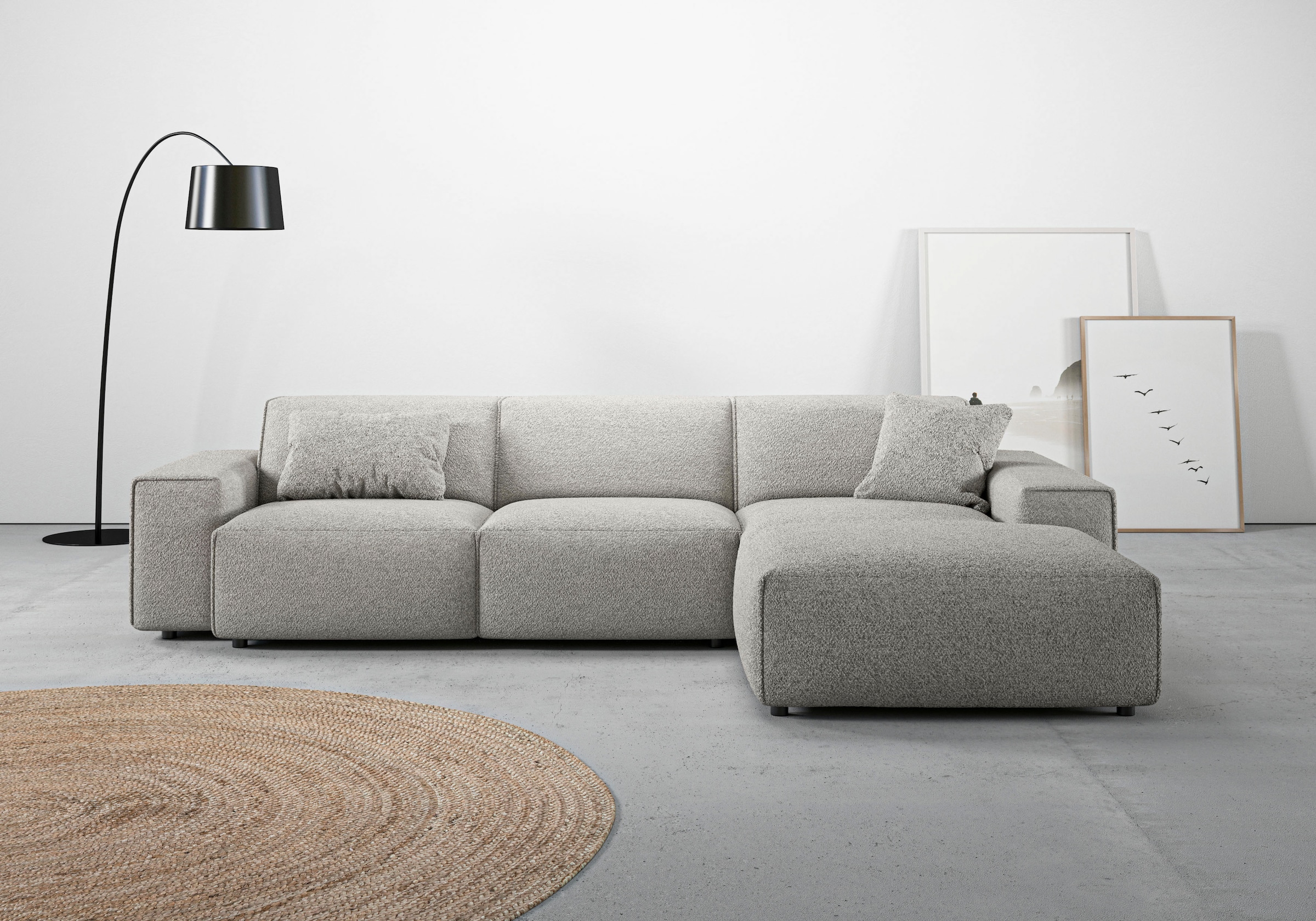 Home affaire Ecksofa "Glimminge auch in Breitcord, Feincord, Bouclé + Easy günstig online kaufen