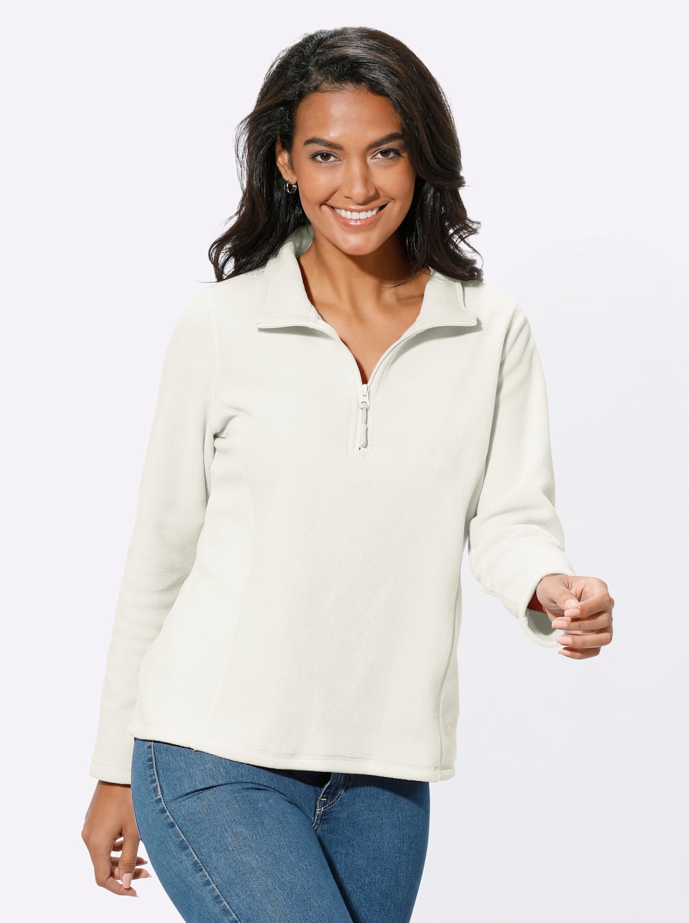Casual Looks Fleeceshirt "Fleece-Shirt", 1 Stk. günstig online kaufen