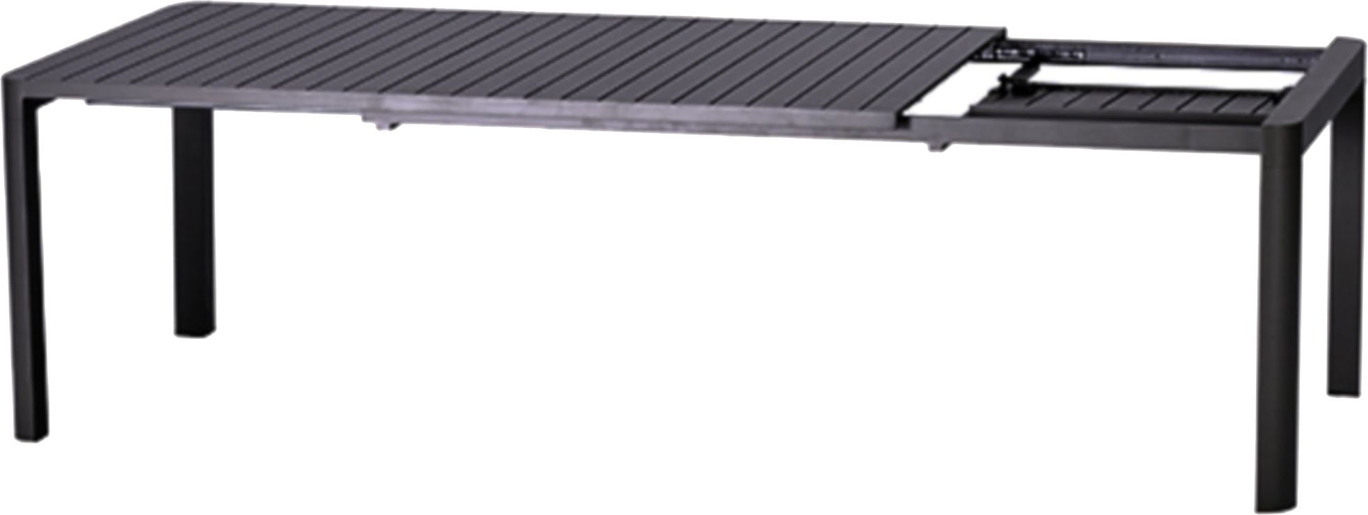 Garden Pleasure Garten-Essgruppe », Tischgruppe »AMIRA 10««, (Set, 7 tlg.), 6 Stühle (stapelbar), 1x Ausziehtisch LxB: 195-240 x100 cm