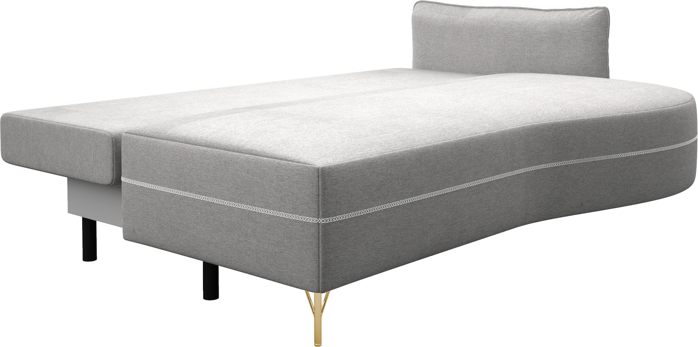 exxpo - sofa fashion Loungesofa, Schlafsofa mit Bettfunktion und Bettkasten, komfortabler Federkern