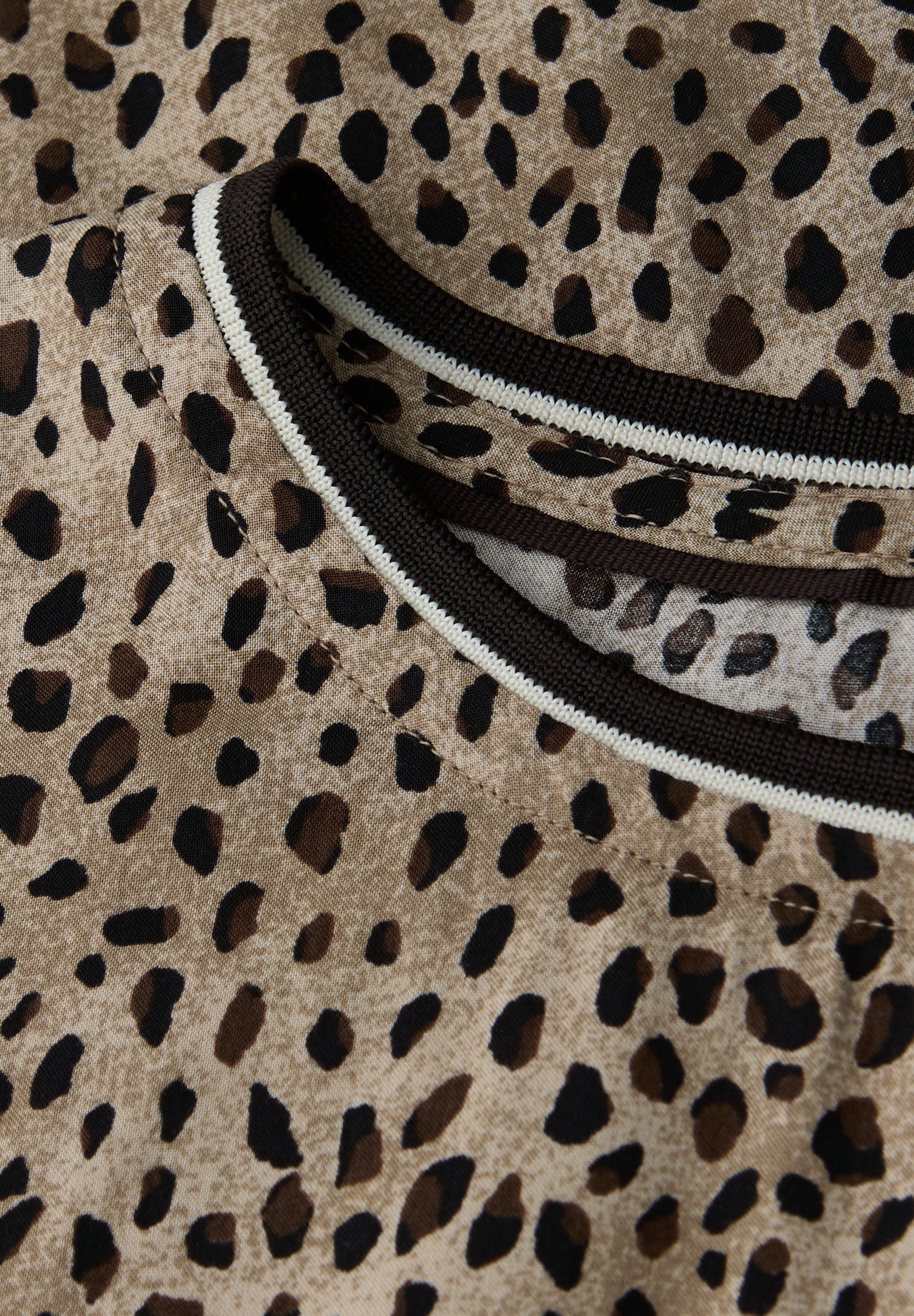 STREET ONE Langarmbluse mit Leoprint