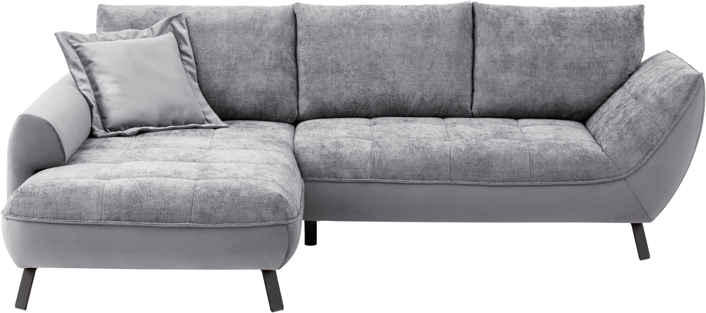 exxpo - sofa fashion Ecksofa "Bellinii, Materialmix, Strukturbezug und pfle günstig online kaufen
