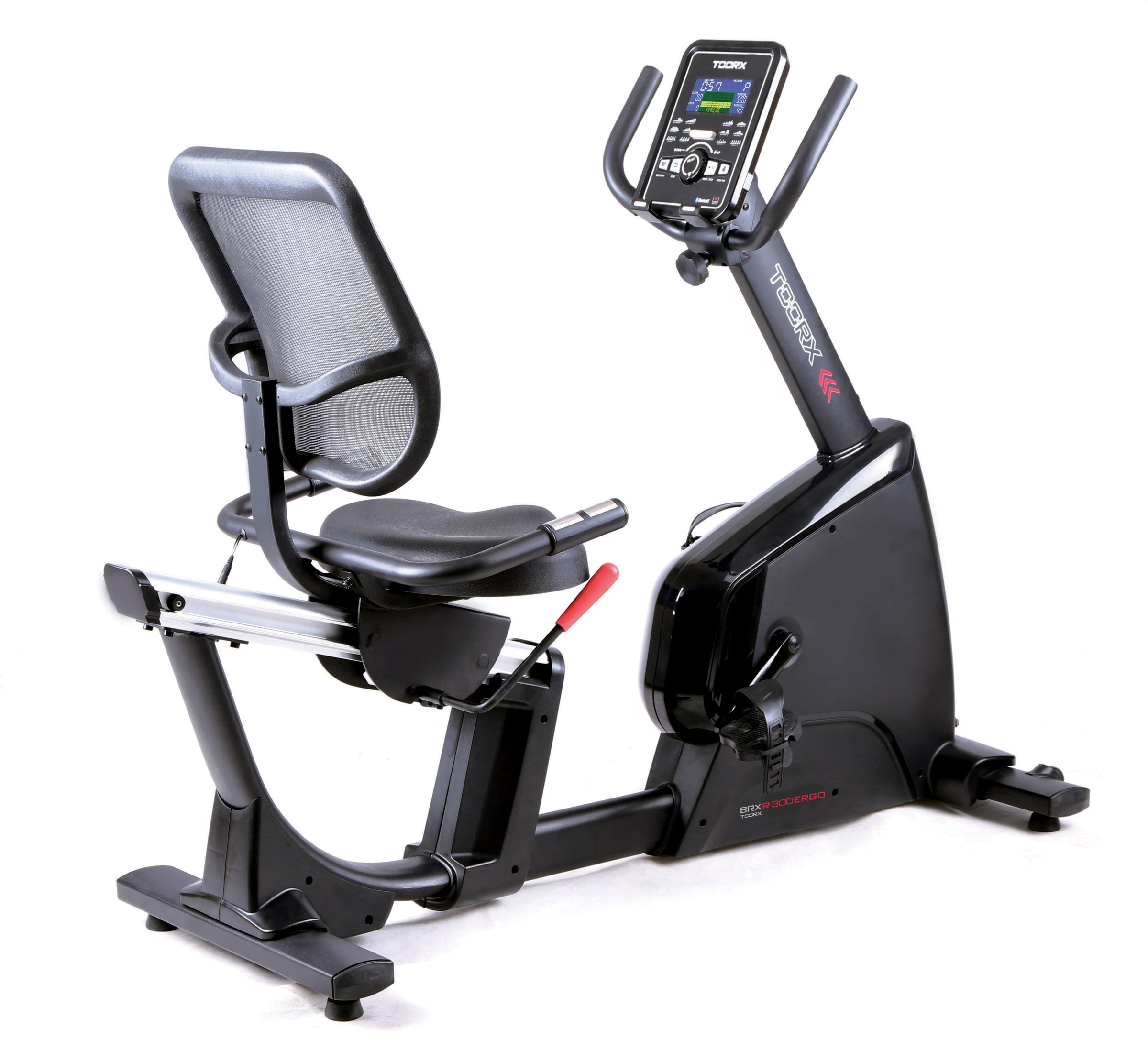 TOORX Liege-Ergometer, ohne Unterlegmatteweiß, neutral, Heimtrainer