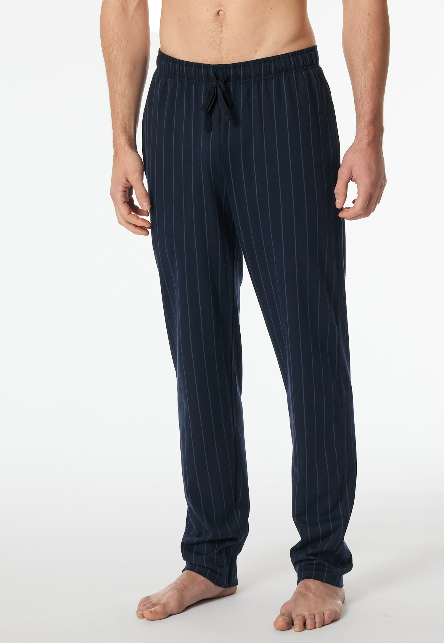 Schiesser Pyjamahose "Mix + Relax", gestreift, seitliche Taschen, Bindekord günstig online kaufen