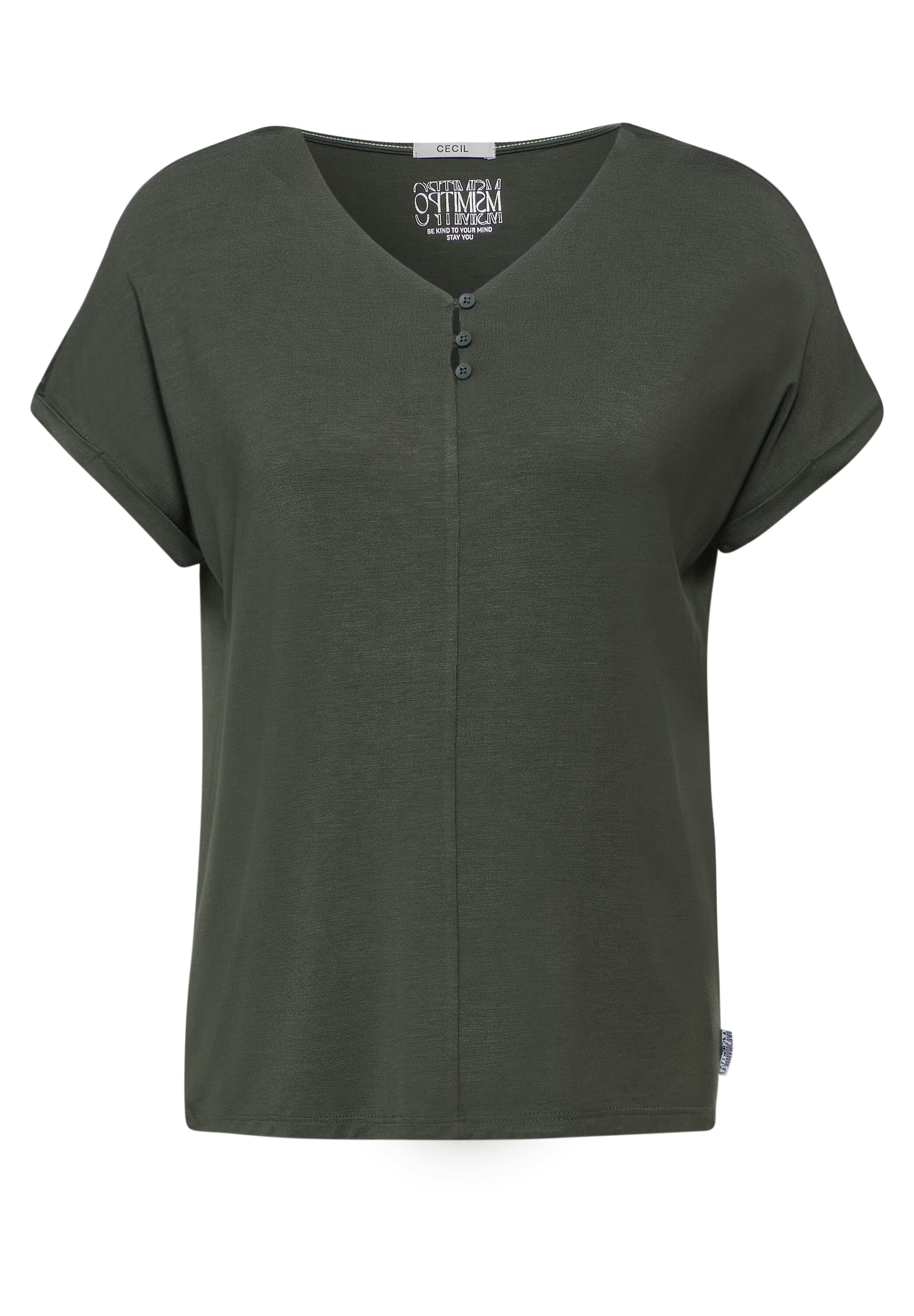 Cecil T-Shirt, aus softer Viskose
