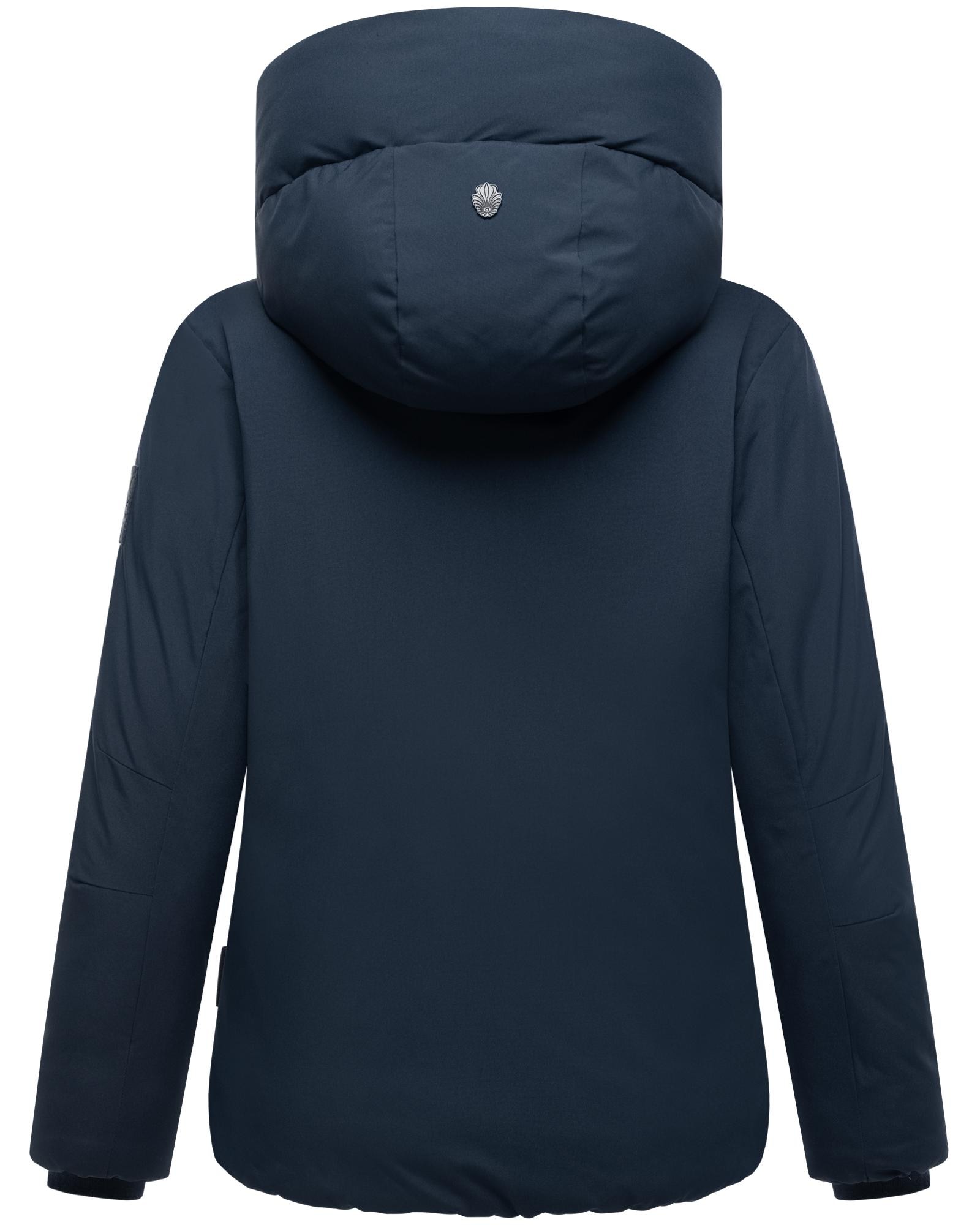 Navahoo Winterjacke »Blütenlicht 14«, mit Kapuze, Warme Damenjacke mit hohem Kragen