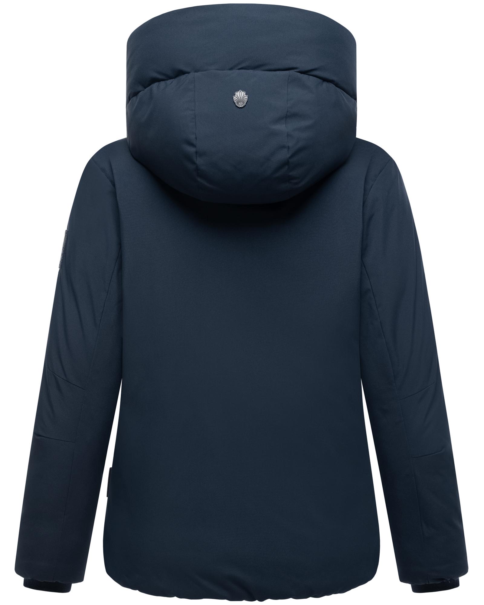 Thumbnail - Navahoo Winterjacke "Blütenlicht 14" mit Kapuze Warme Damenjacke mit hohem Kragen