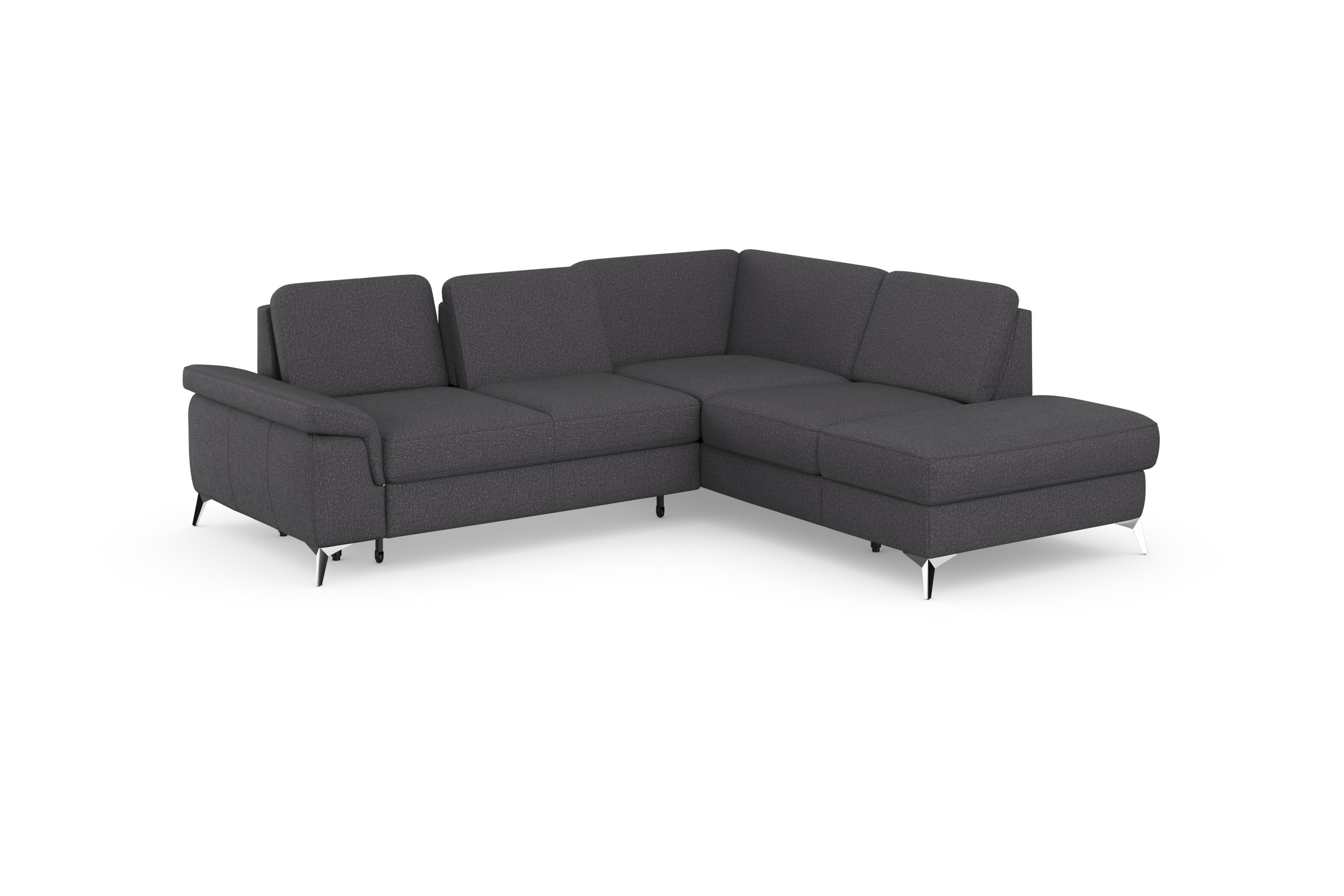 sit&more Ecksofa »Padua L-Form«, inklusive Sitztiefenverstellung, Armteilfunktion und Federkern