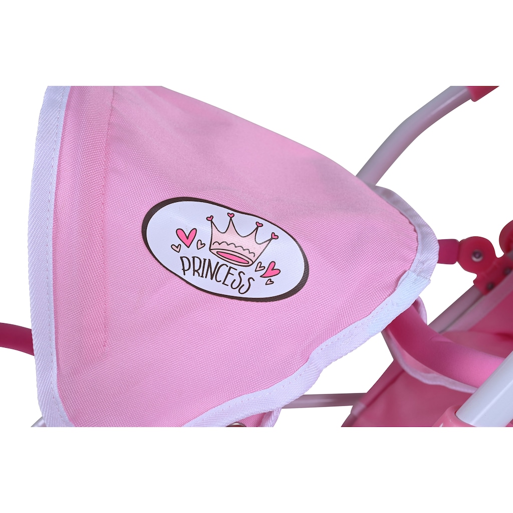 Knorrtoys® Puppen-Zwillingsbuggy »Milo - Princess White Rose«