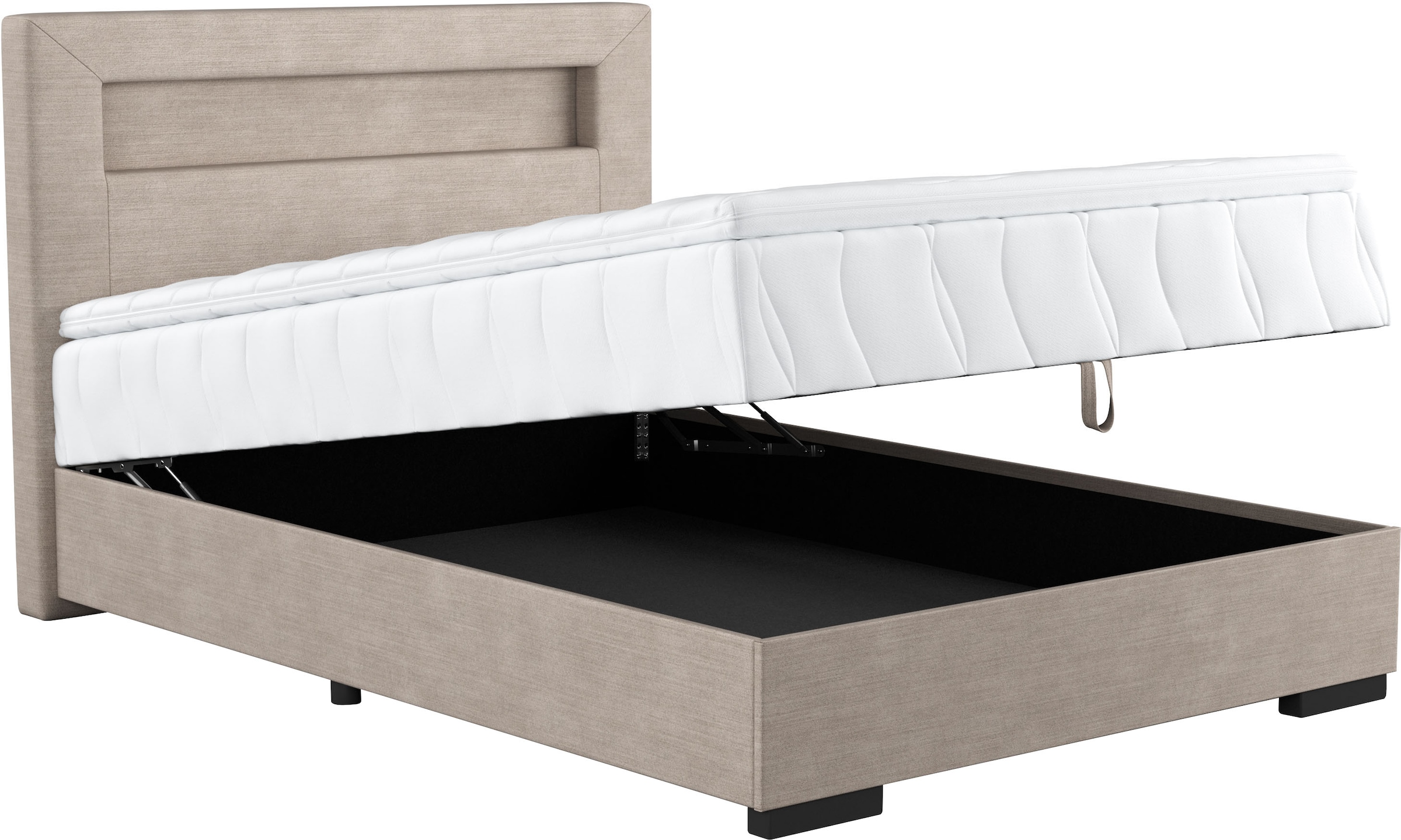 COTTA Boxbett »Kelly«, ausgestattet mit LED-Licht, inkl. Bettkasten