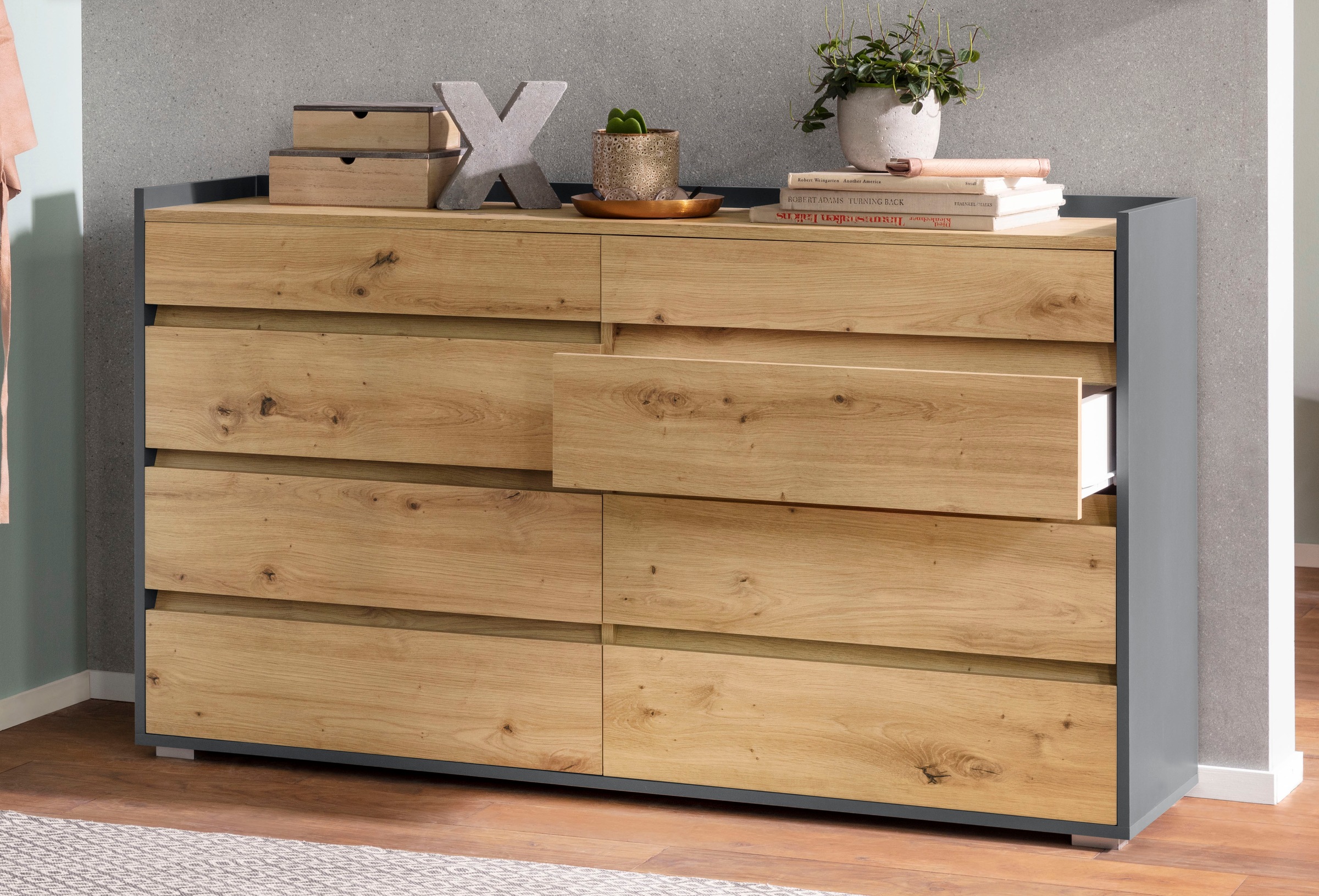 OTTO home Kommode "Kosmo" 8 Schubladen mit Vollauszug günstig online kaufen