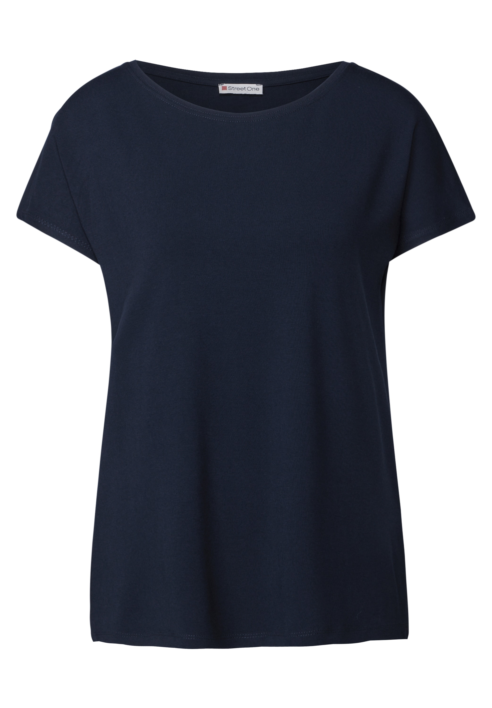 STREET ONE T-Shirt, mit U-Boot-Ausschnitt