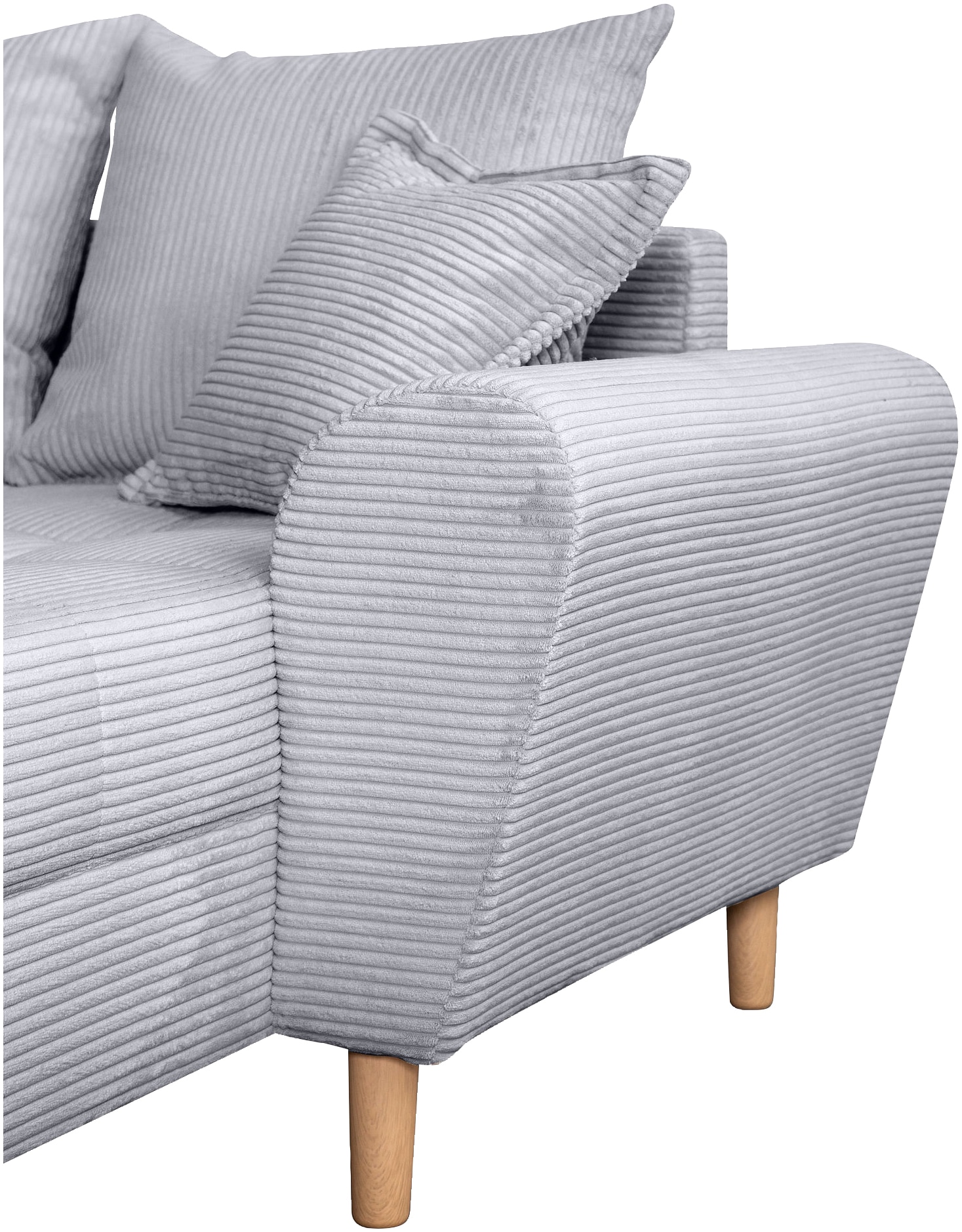 COLLECTION AB Wohnlandschaft »Raisa U-Form«, mit Federkern, Kissen und Steppung im Sitzbereich