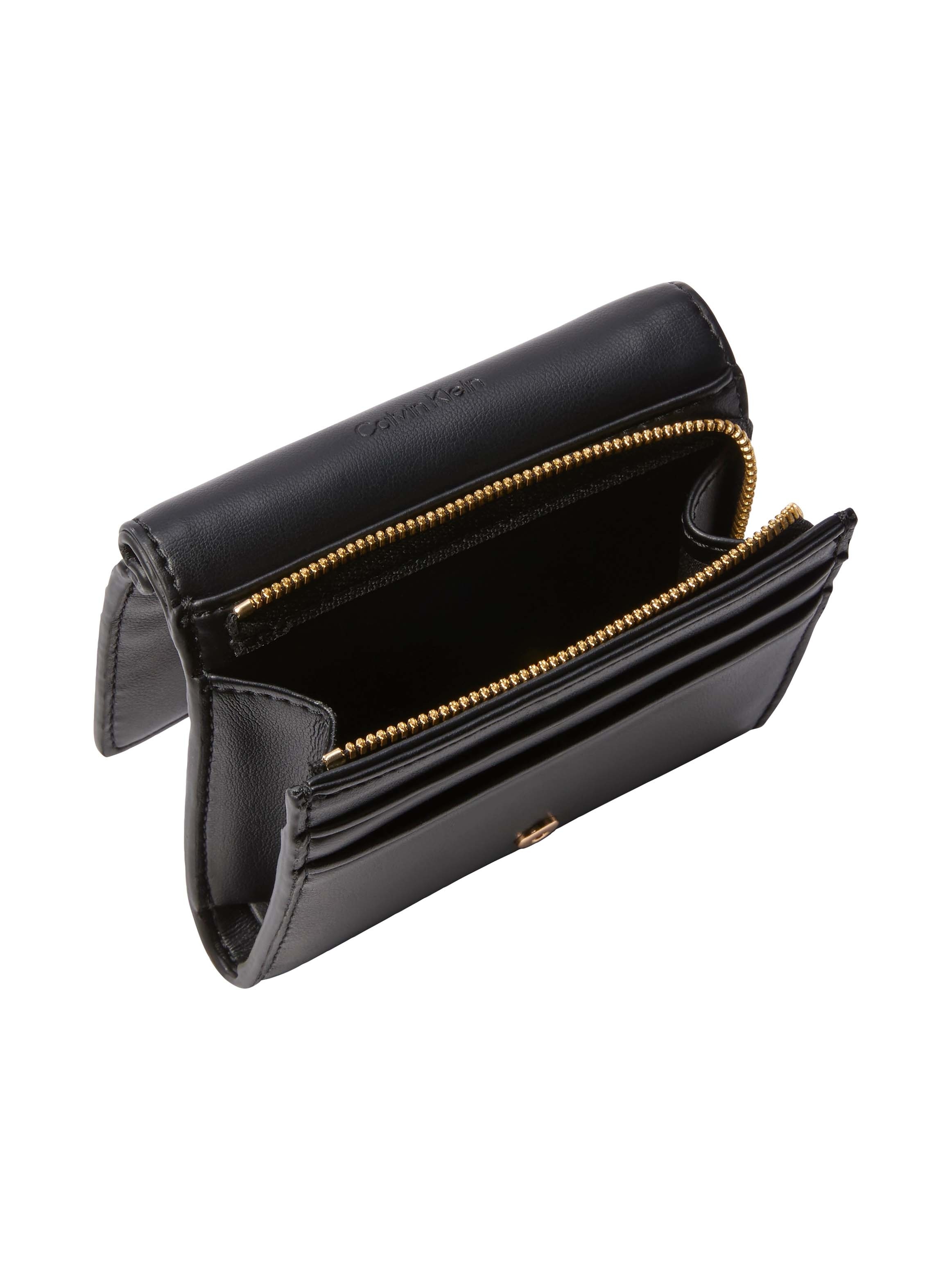 Calvin Klein Geldbörse »BOLD CK MEDIUM BIFOLD« Geldbeutel, Portemonnaie, Money Pocket mit CK-Logo