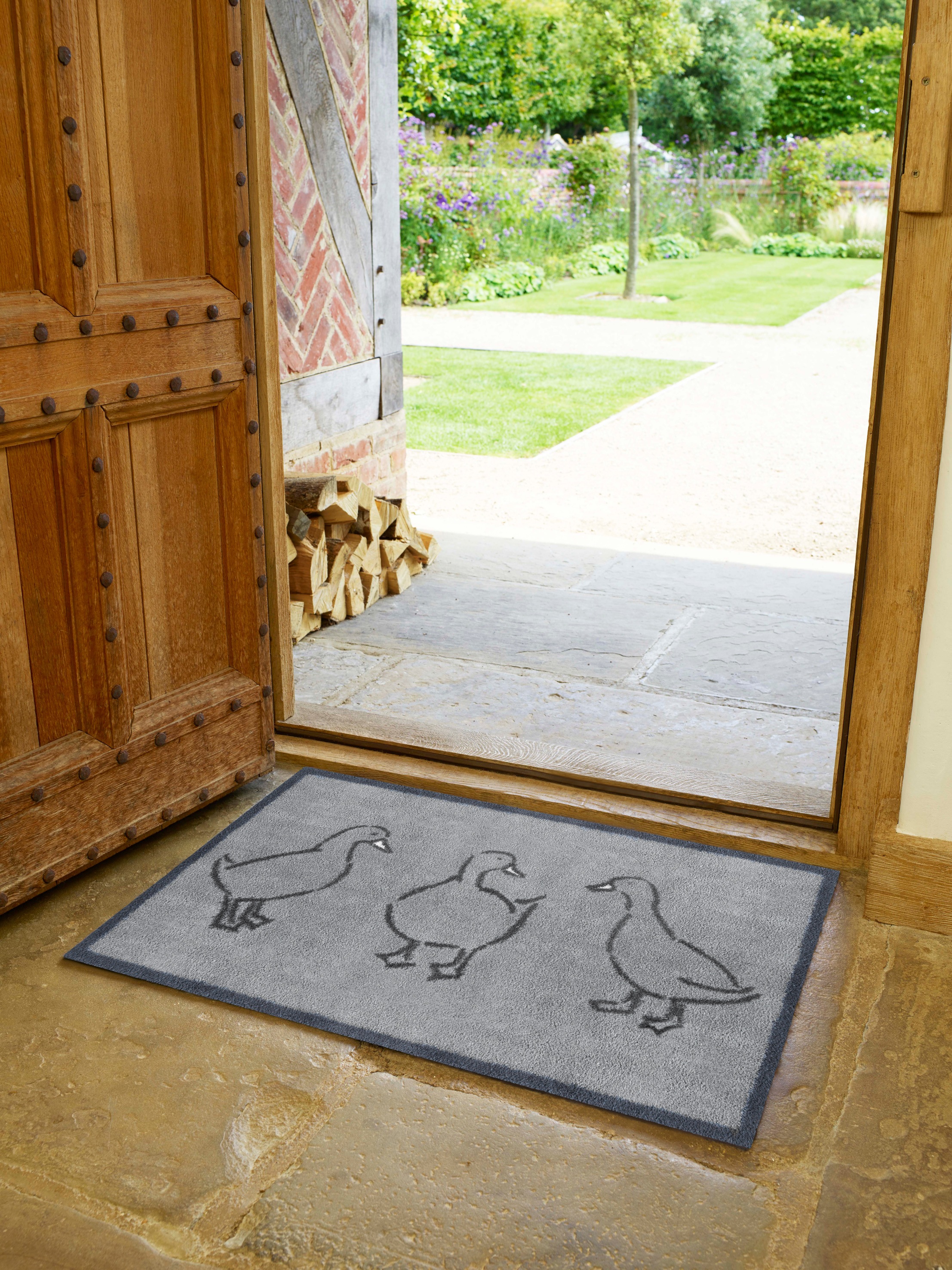 Turtle Mat Fußmatte "Ducks" rechteckig 9 mm Höhe günstig online kaufen