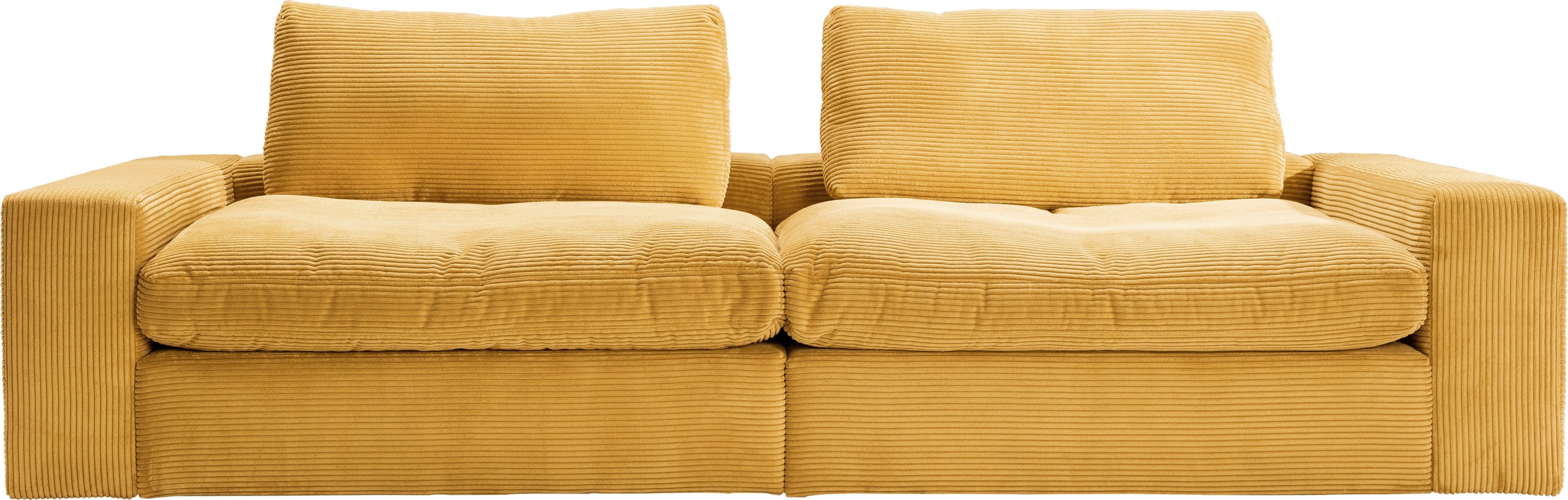 alina Big-Sofa "Sandy", 266 cm breit und 98 cm tief, in modernem Cordstoff