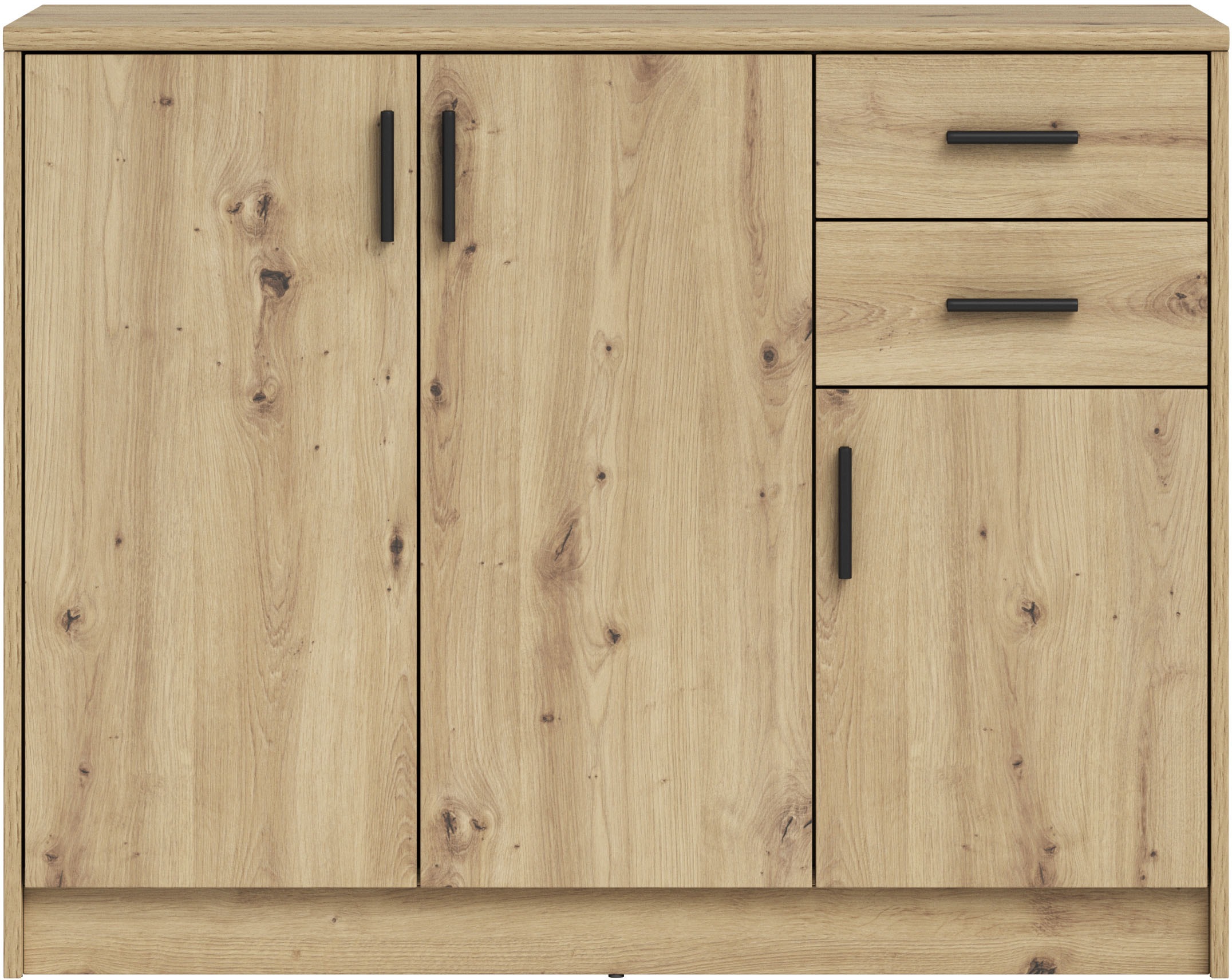 Thumbnail - HBZ Sideboard "Nelly Kommode, BxHxT 109x86x50cm" 1 Stk. tlg. Breite 109cm, Einlegeböden verstellbar, foliert