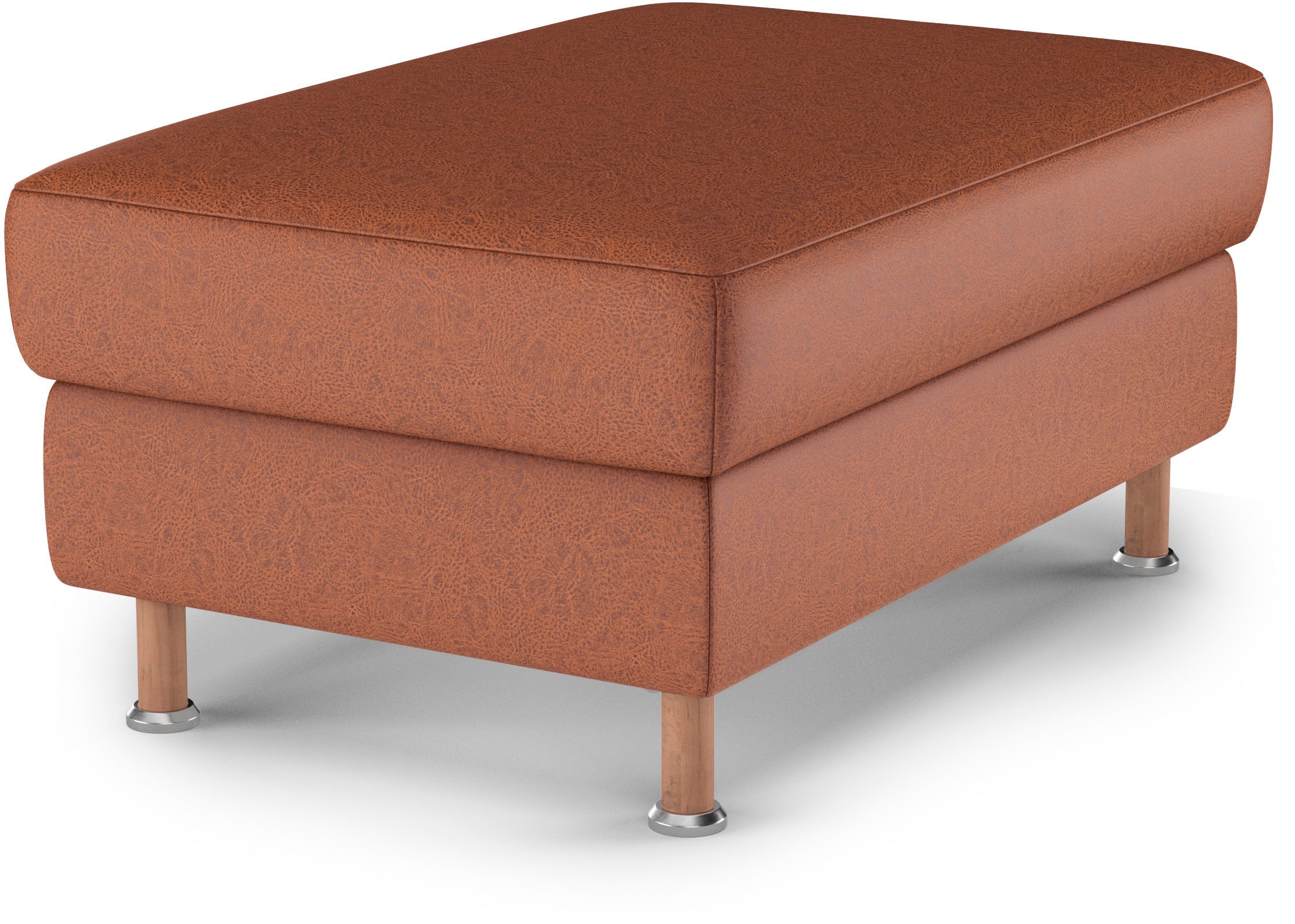 Home affaire Polsterhocker »Calypso«, Holzfuesse mit Metallteller