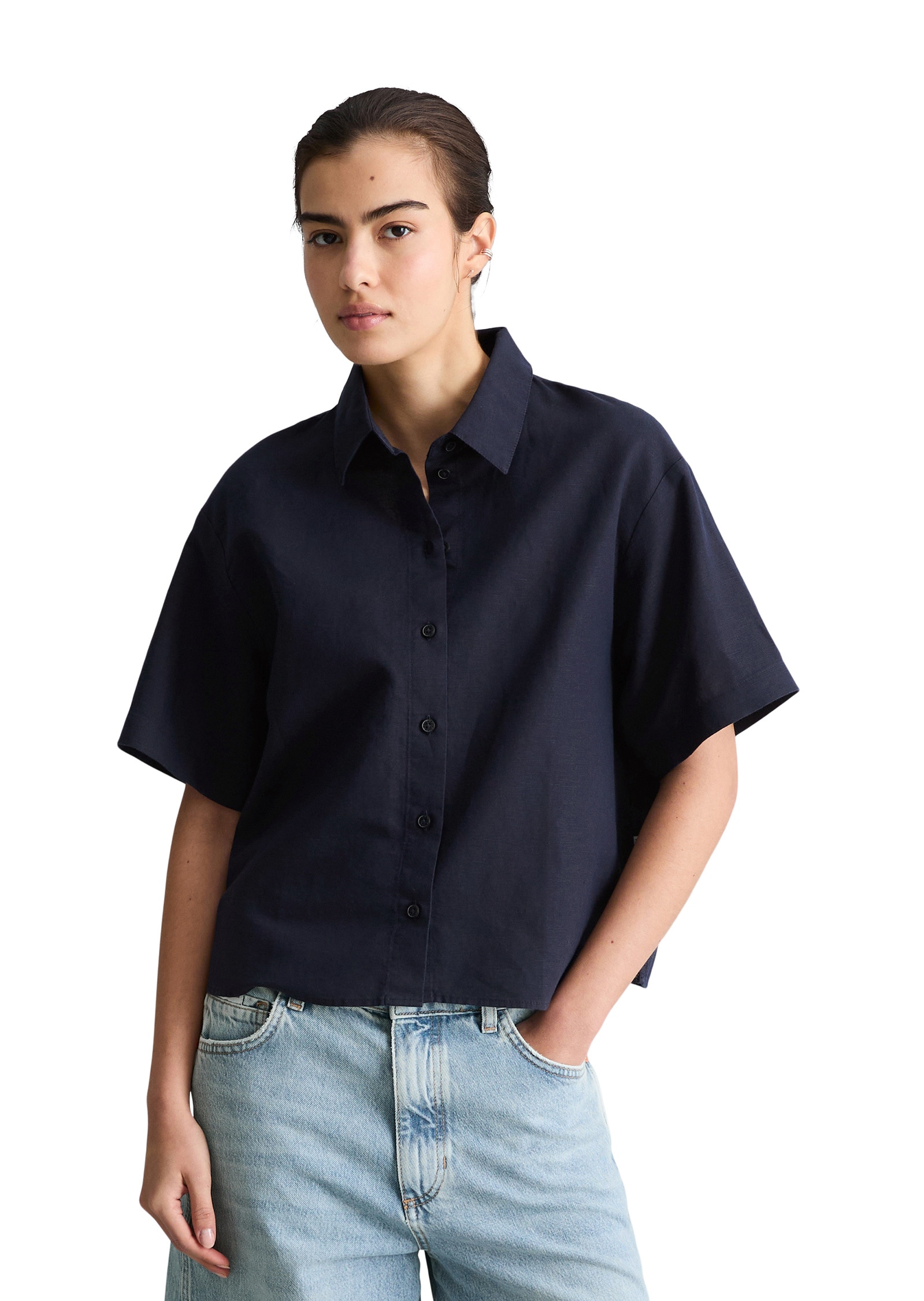 Marc OPolo DENIM "aus Leinen-Baumwolle-Mix"