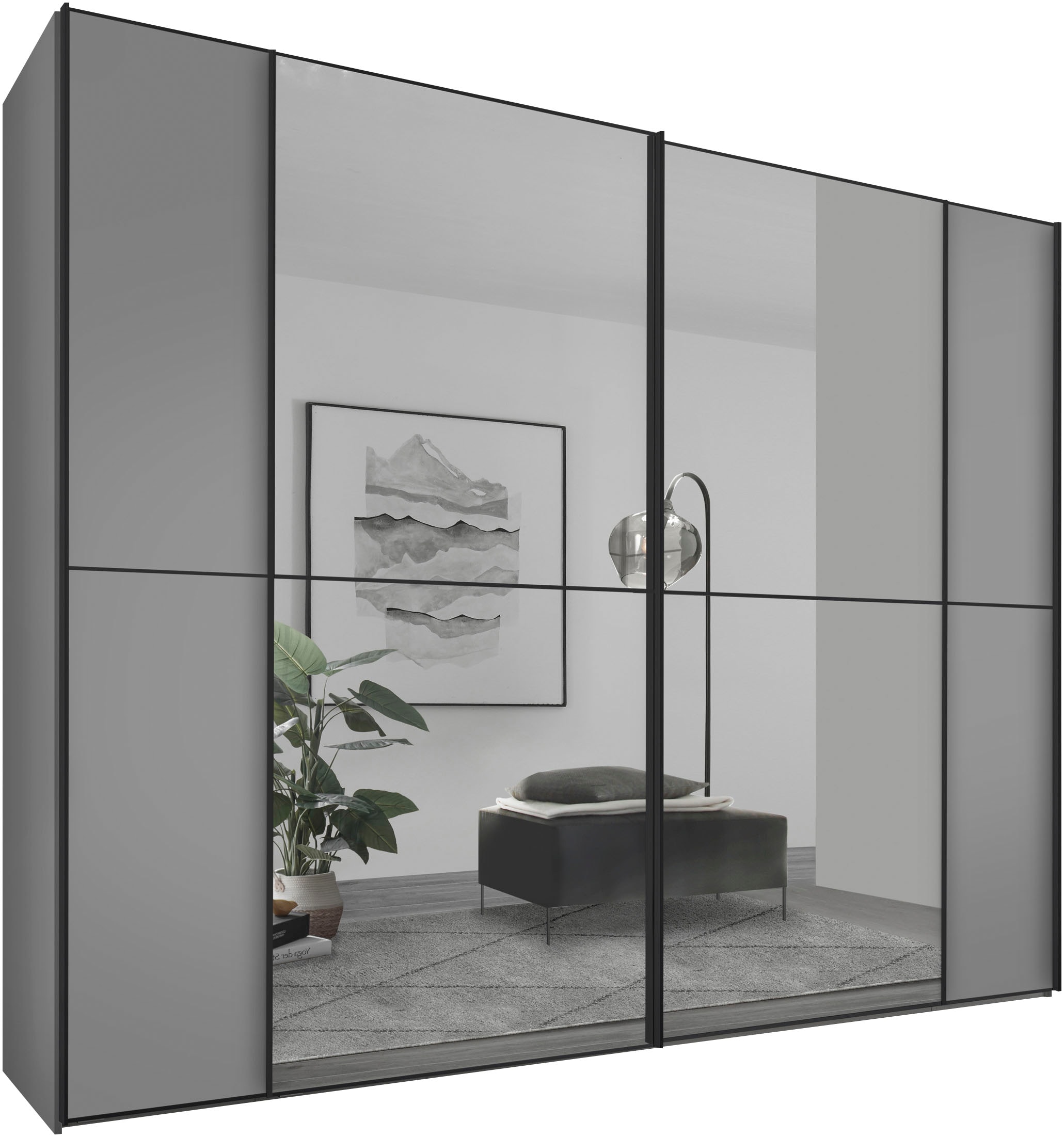 STAUD Schwebetürenschrank "Sonett 220G, Made in Germany", mit vier verschie günstig online kaufen