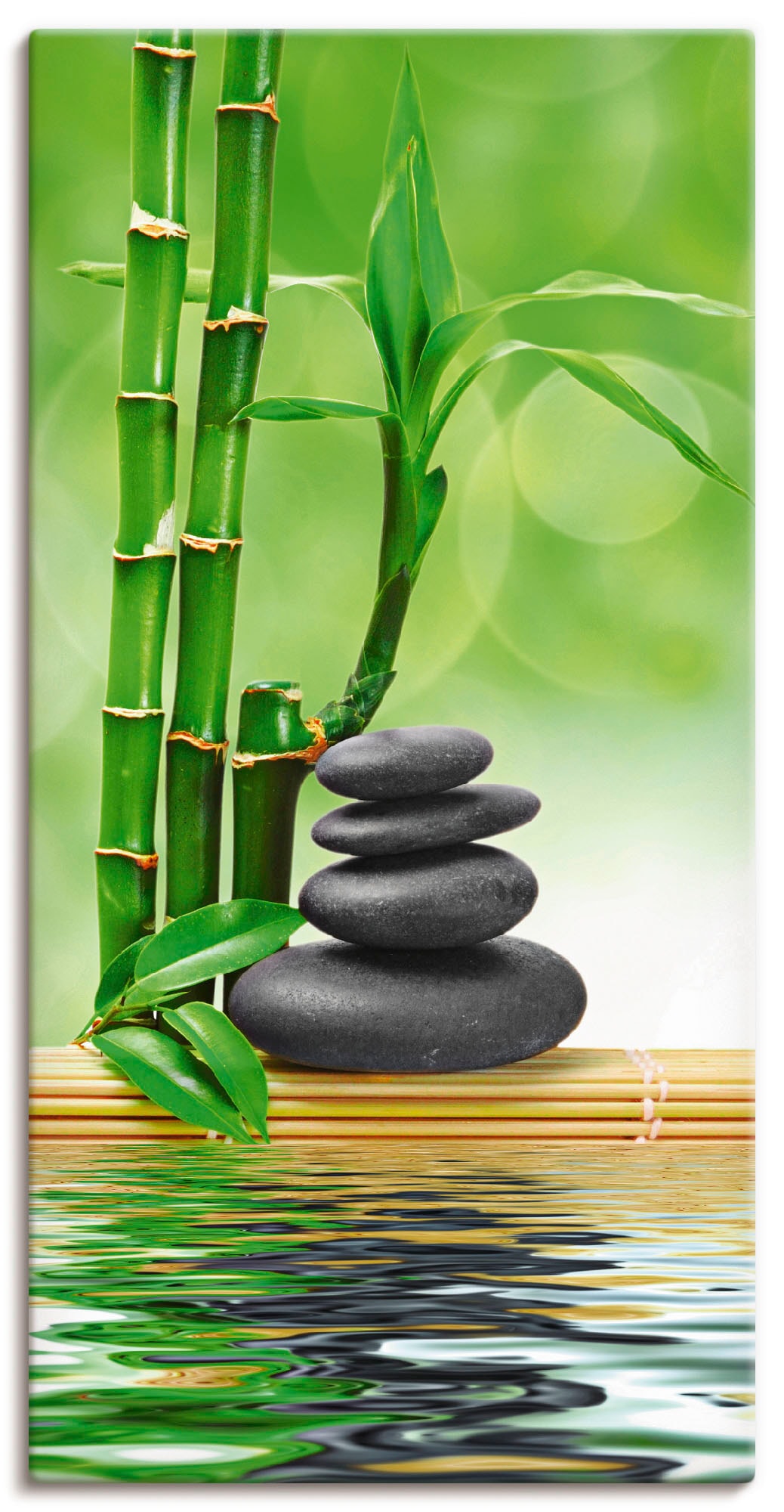 Artland Wandbild "Spa Konzept Zen Basaltsteine" Zen 1 tlg. günstig online kaufen