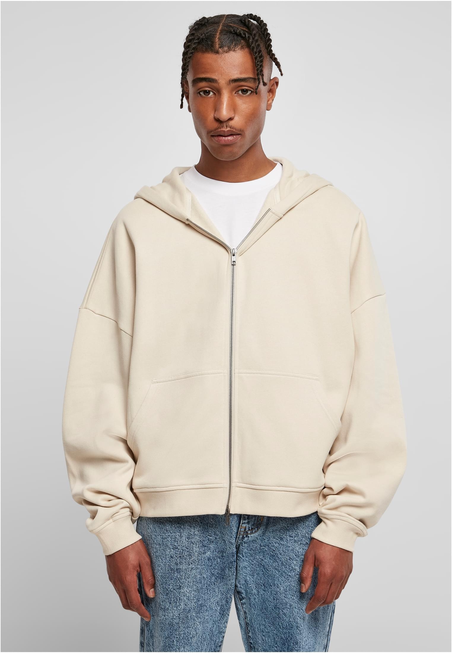 thumbnail: Urban Classics Sweat Bomber Hoody Heren - Hoodie Met Bomberjack Details En Capuchon