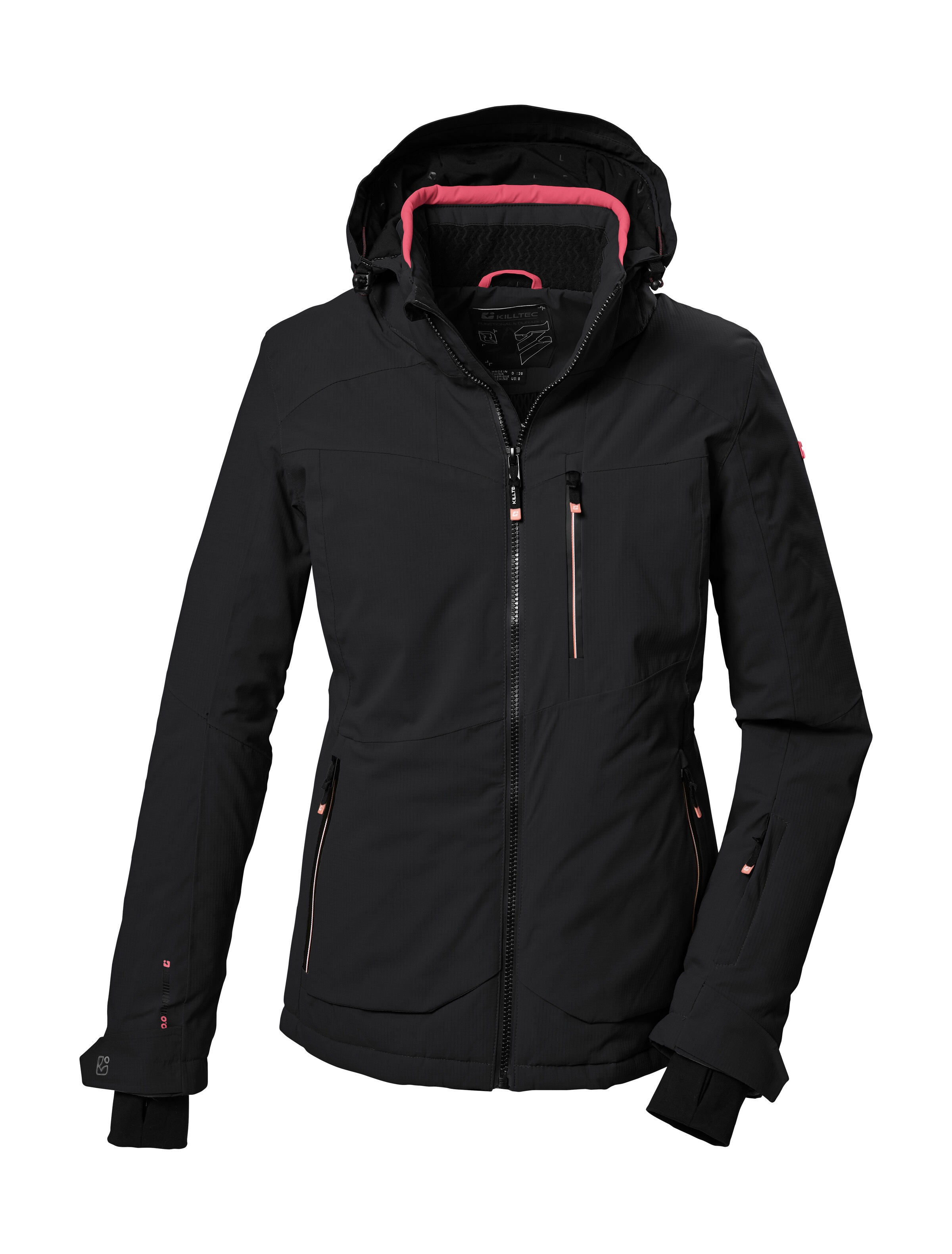 Killtec Skijacke "KSW 36 WMN SKI JCKT", Wasserdichte Damenjacke mit abnehmb günstig online kaufen