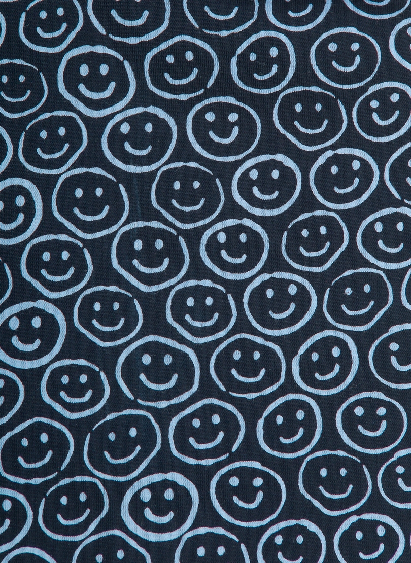 Trigema Schlafanzug »TRIGEMA Kurzer Schlafanzug mit Smiley-Motiv« 1 Stk. tlg.,