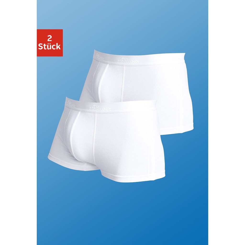 s.Oliver Boxershorts, (Packung, 2 St.)