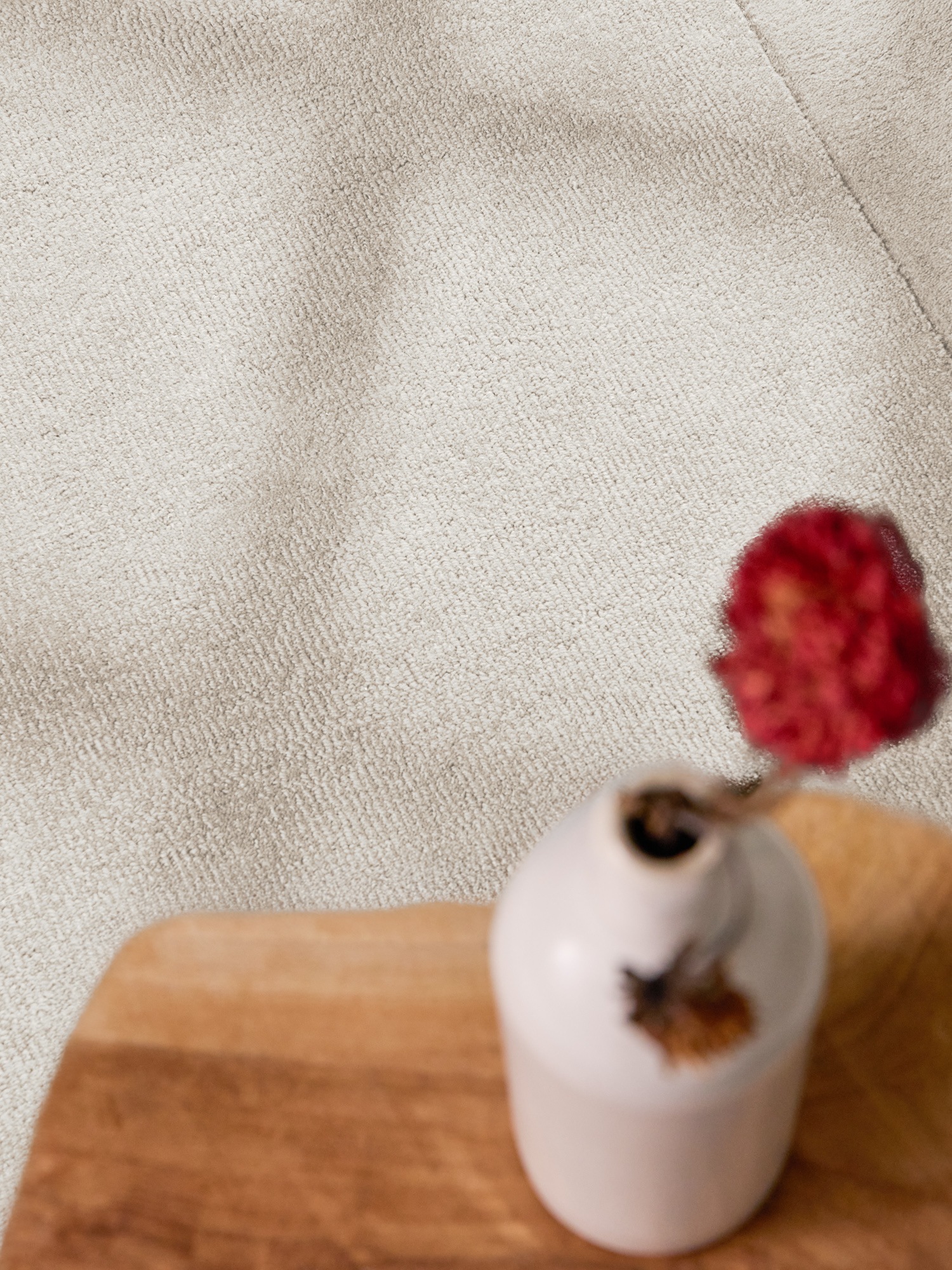 Villeroy & Boch Teppich »Wollteppich Kari« rechteckig 17 mm Höhe Handgewebt, Wolle, Bordüre, Einfarbig, Läufer, Wohnzimmer, Modern