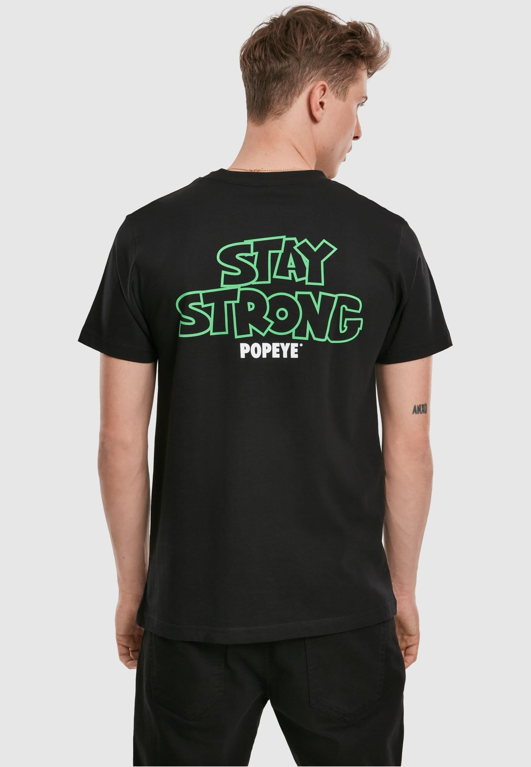 Merchcode T-Shirt »Merchcode Herren Popeye Stay Strong Tee«, (1 tlg.)