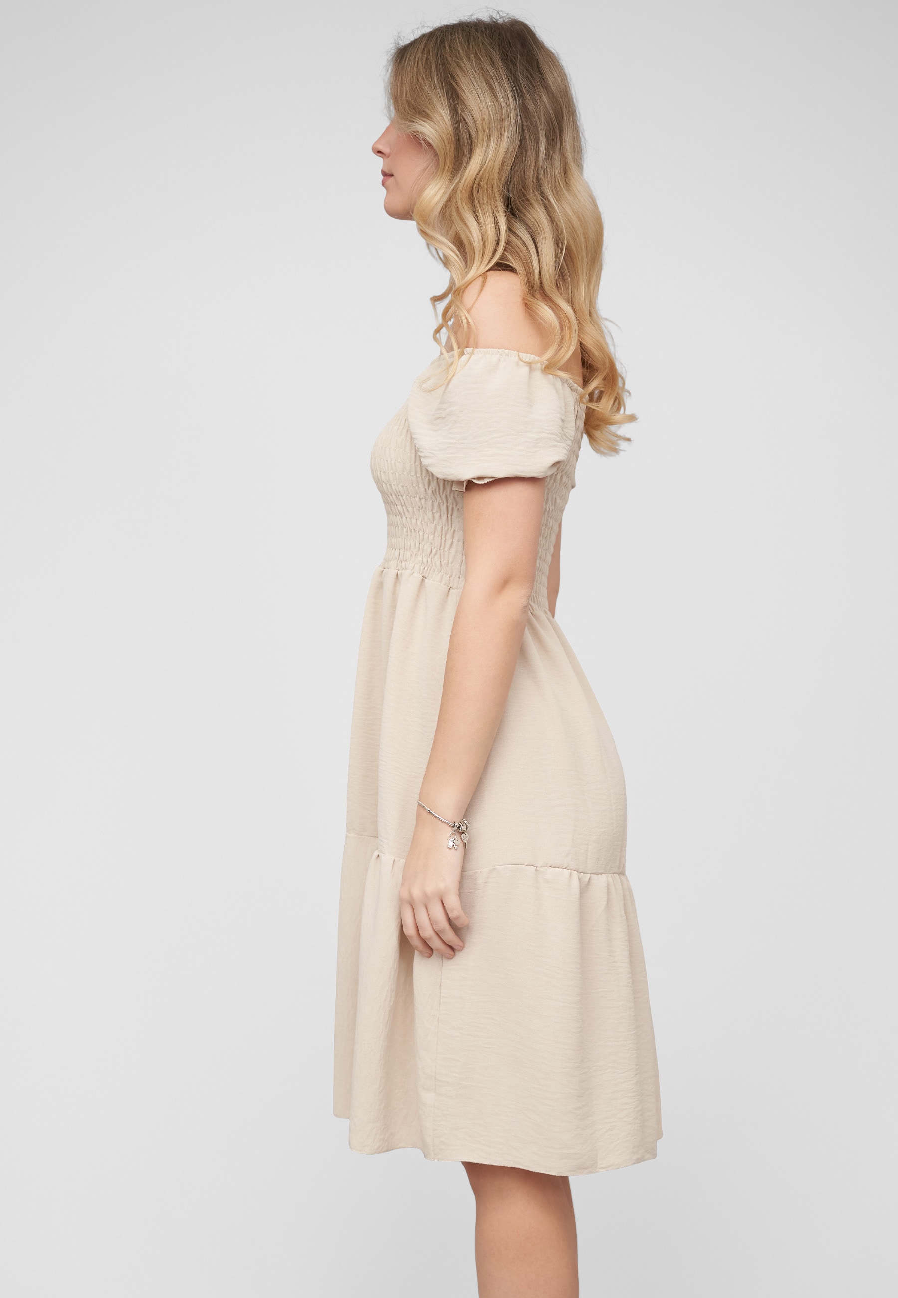 CLOUD 5IVE A-Linien-Kleid »CLOUD 5IVE Off Shoulder Dress« 1 tlg.