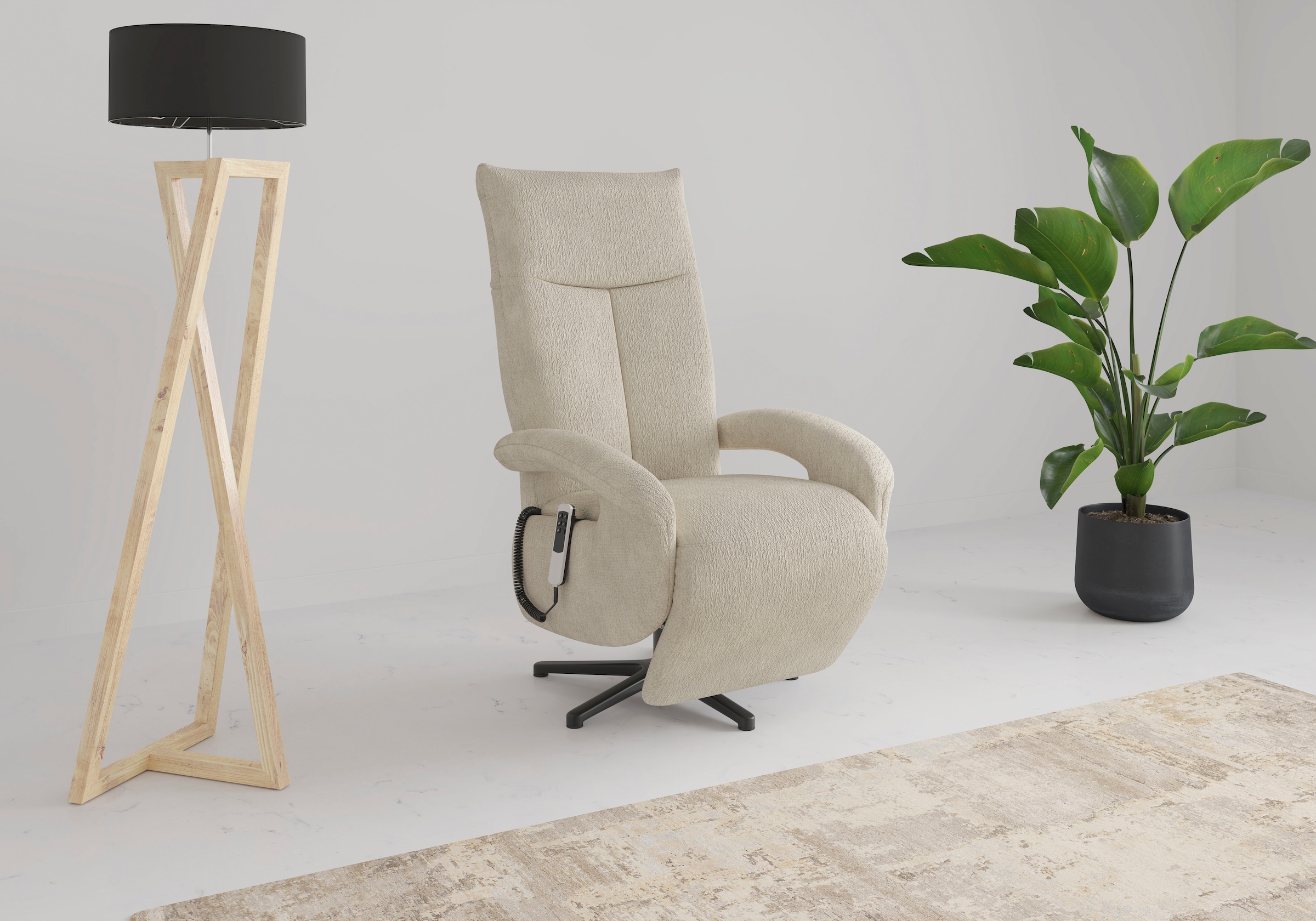 sit&more TV-Sessel "Zoe, inkl. Kopfteilverstellung & 360 Drehfunktion" wahl günstig online kaufen