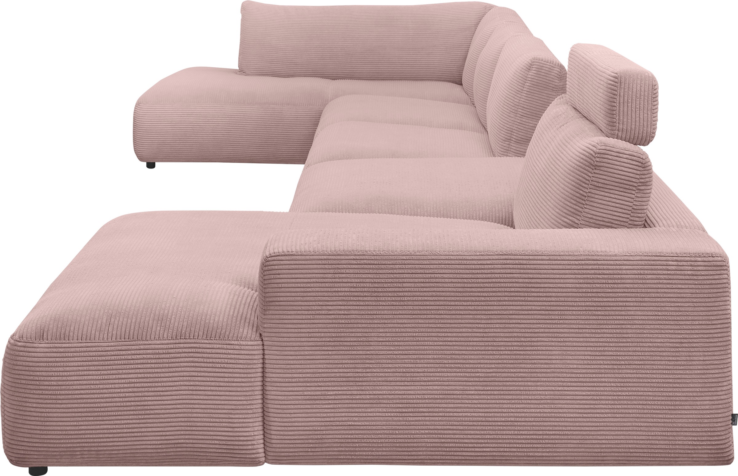 Musterring Wohnlandschaft »Lucia U-Form«, Cord-Bezug, inklusive Kopfstütze, Gesamtbreite 524 cm