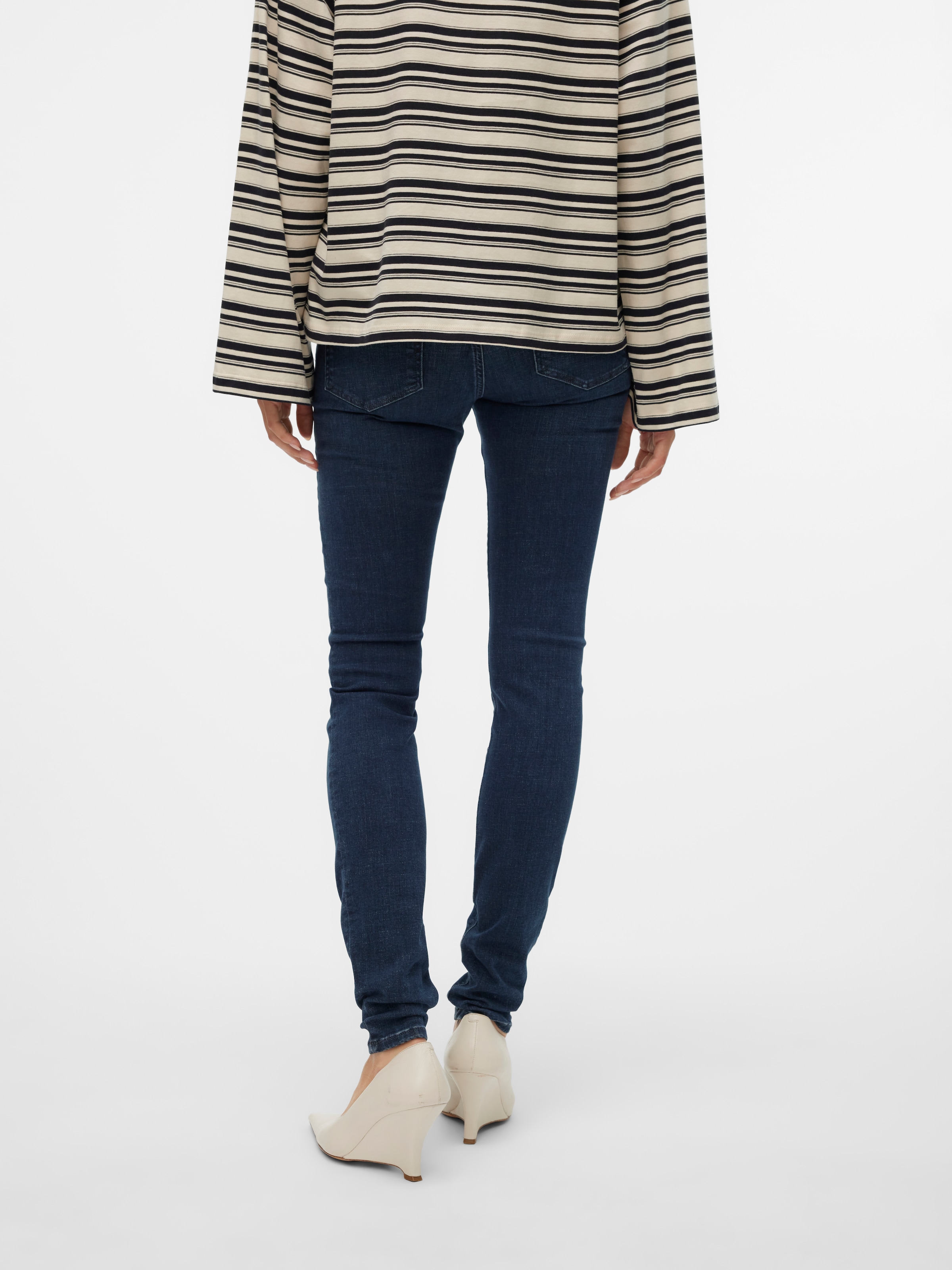 Vero Moda Slim-fit-Jeans "VMLUX MR SLIM JEANS RI392 GA NOOS" günstig online kaufen