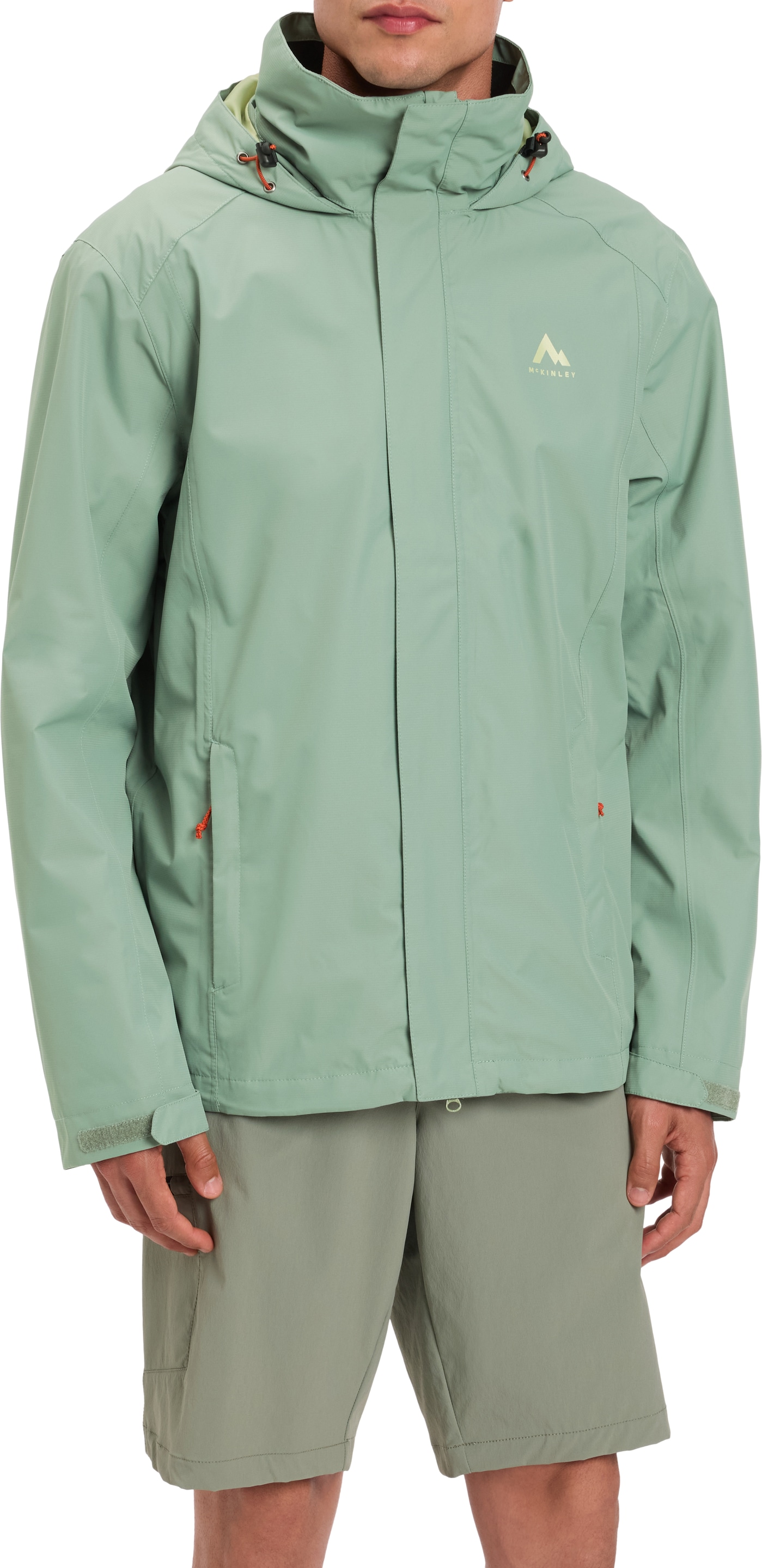 McKINLEY Outdoorjacke "HE.-FUNKTIONS-JACKE ADIA M" mit abnehmbarer und verstellbarer Kapuze, mit Netzfutter