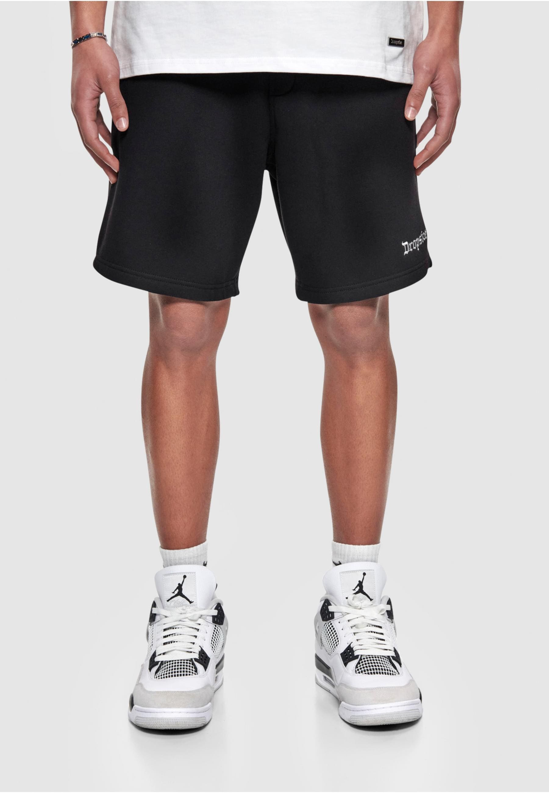 Dropsize Sweatshorts »Dropsize Herren Dropsize Heavy Embo Sweatshorts«, (1 tlg.)