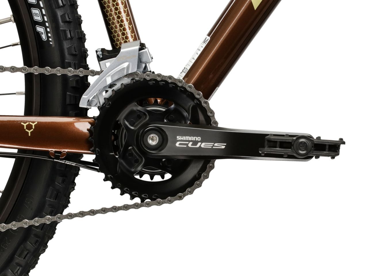 Kross Mountainbike »KROSS Mountainbike Hardtail 29" Hexagon 5.0 braun 18 Gänge« 18 Gang Shimano CUES U3020 Schaltwerk Kettenschaltung