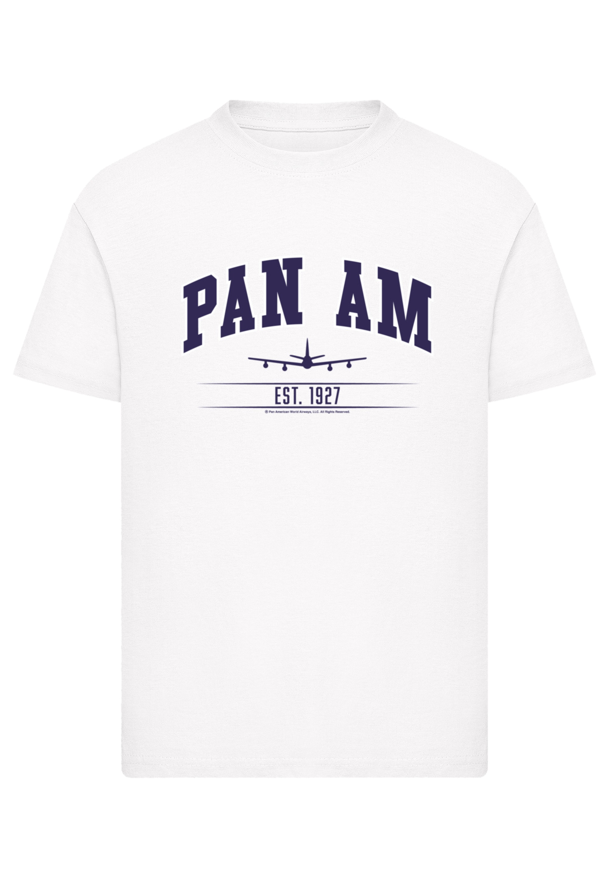 F4NT4STIC T-Shirt »Pan Am College Est 1927« Premium Qualität