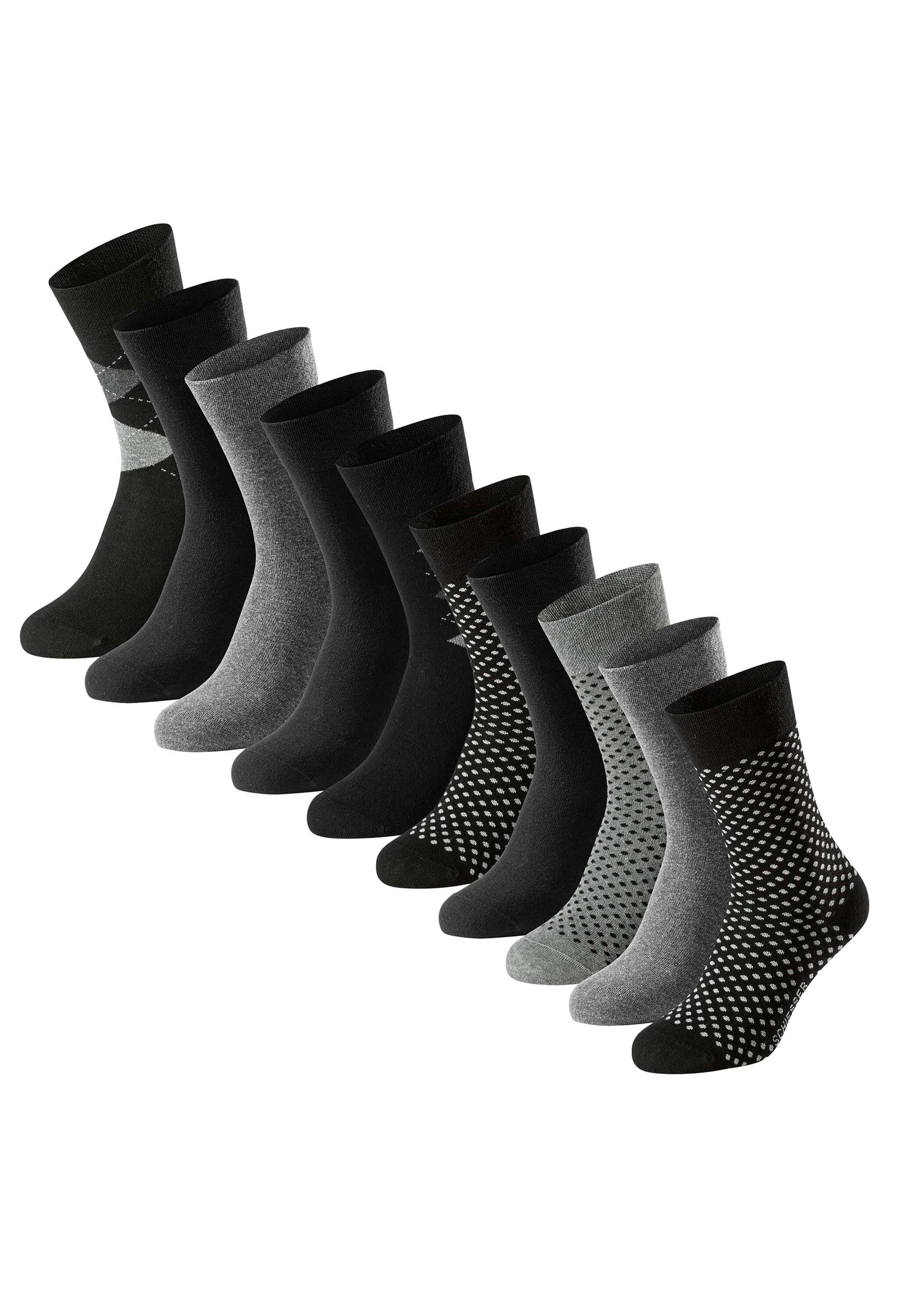 Schiesser Kurzsocken "Socken Bluebird 10P 10er Pack" 10 Paar tlg.