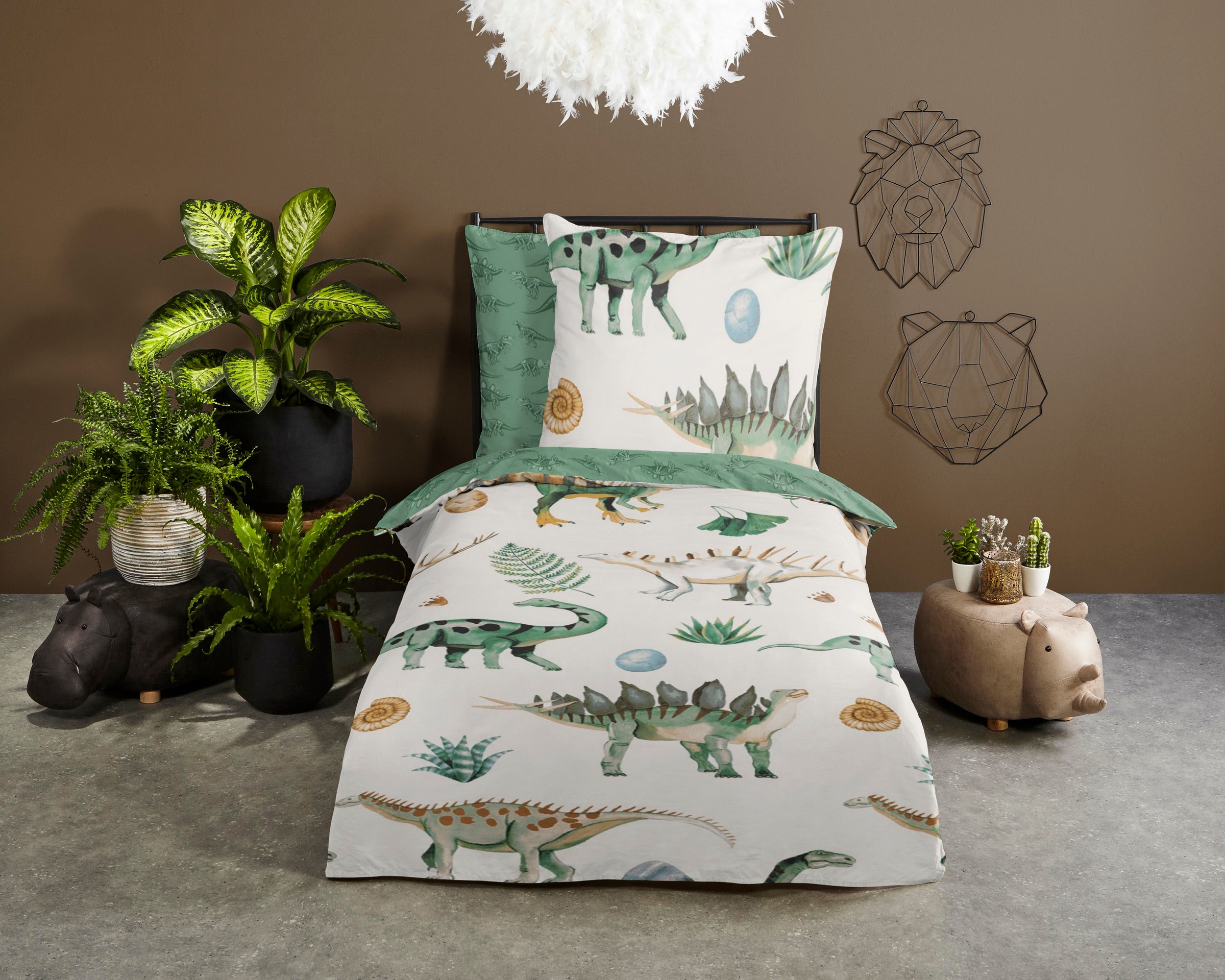 good morning Kinderbettwäsche "Gabi" 2 Stk. Baumwolle, 135x200, Reißverschl günstig online kaufen